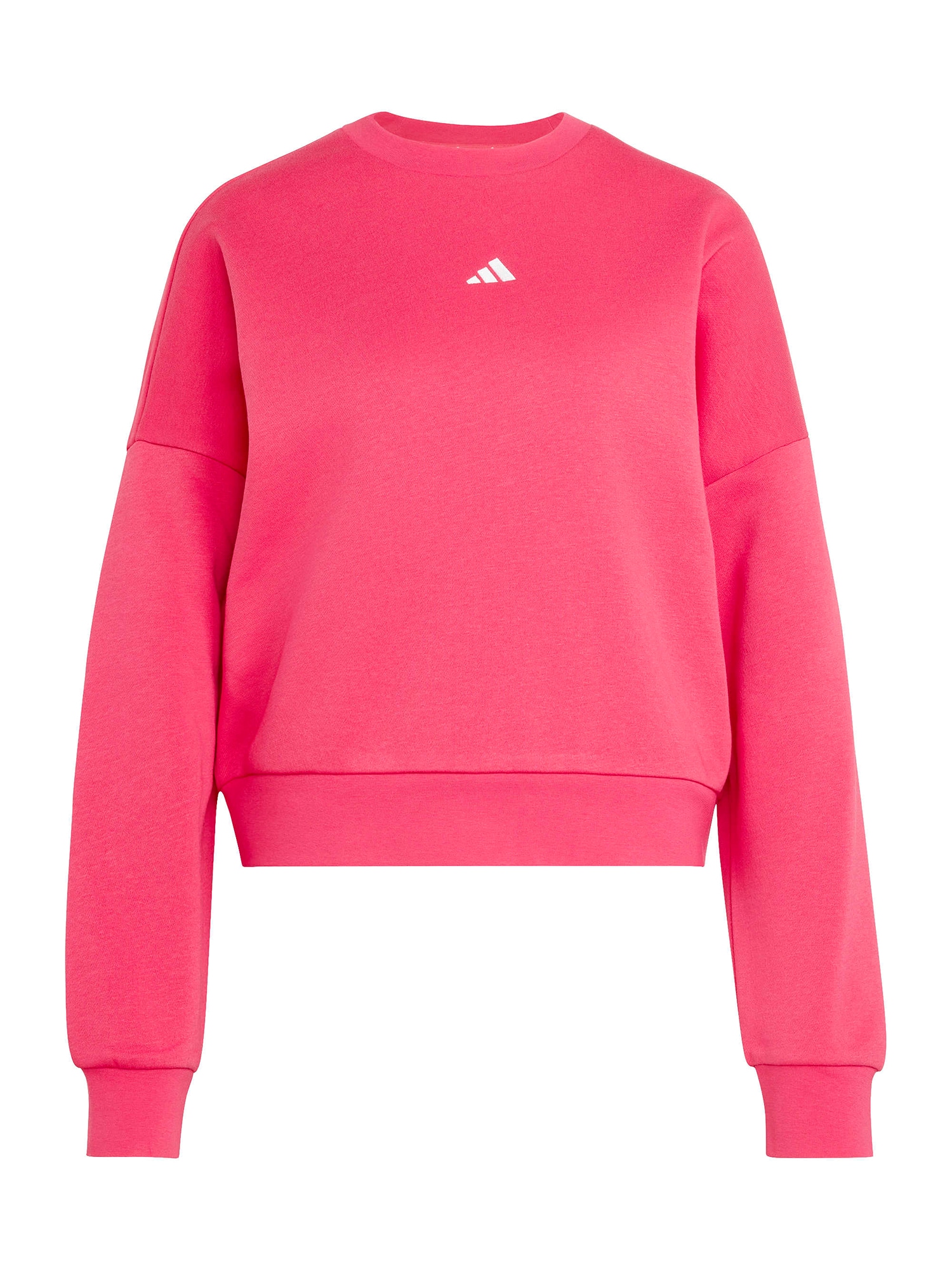 ADIDAS SPORTSWEAR Hanorac sport ESSENTIALS SMALL LOGO FEEL COZY roz neon / alb