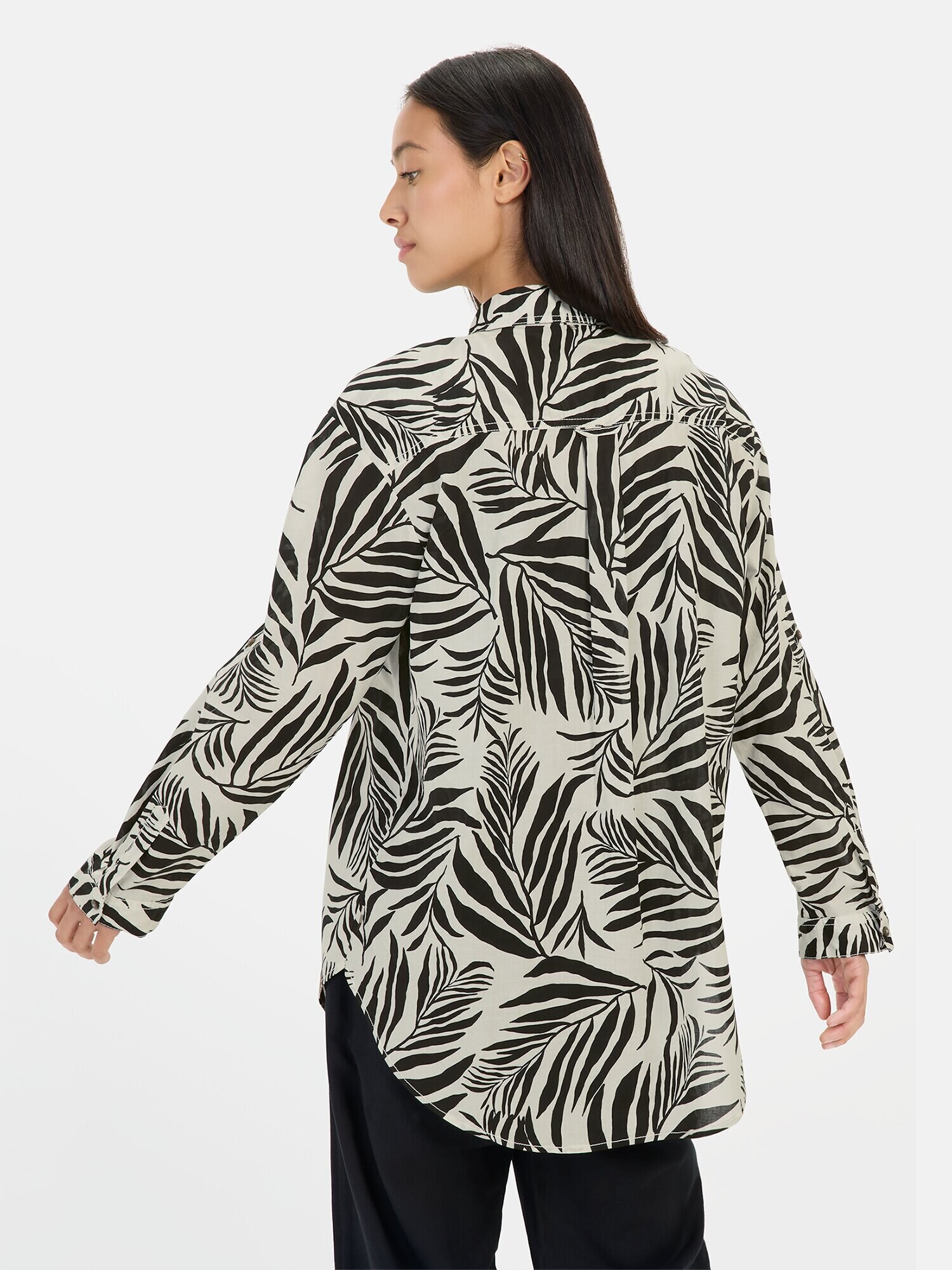Thumbnail - CAMEL ACTIVE Hemdbluse mit Blumenprint aus Baumwolle