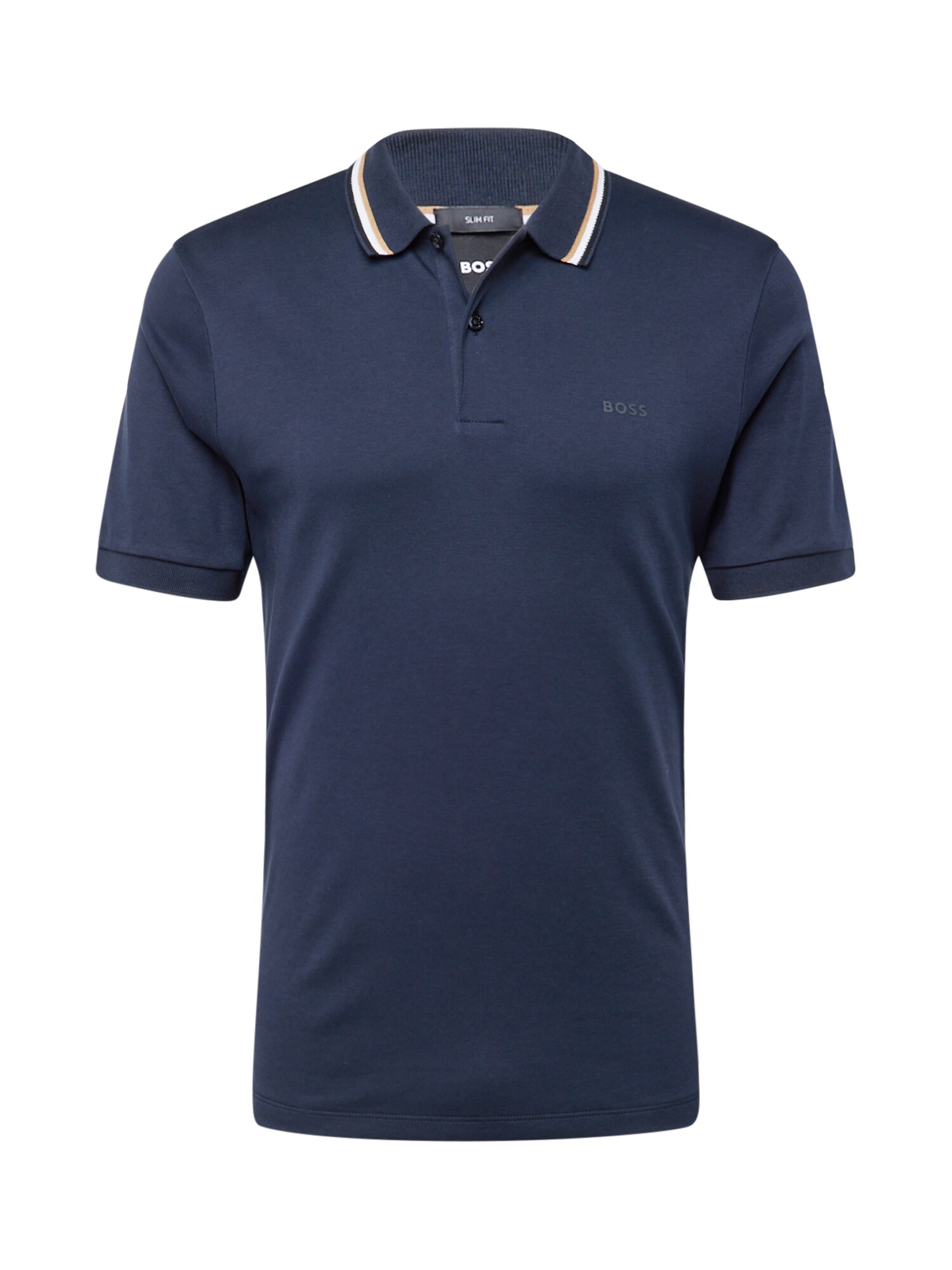 BOSS Bluser & t-shirts 'Penrose 38'  camel / navy / hvid