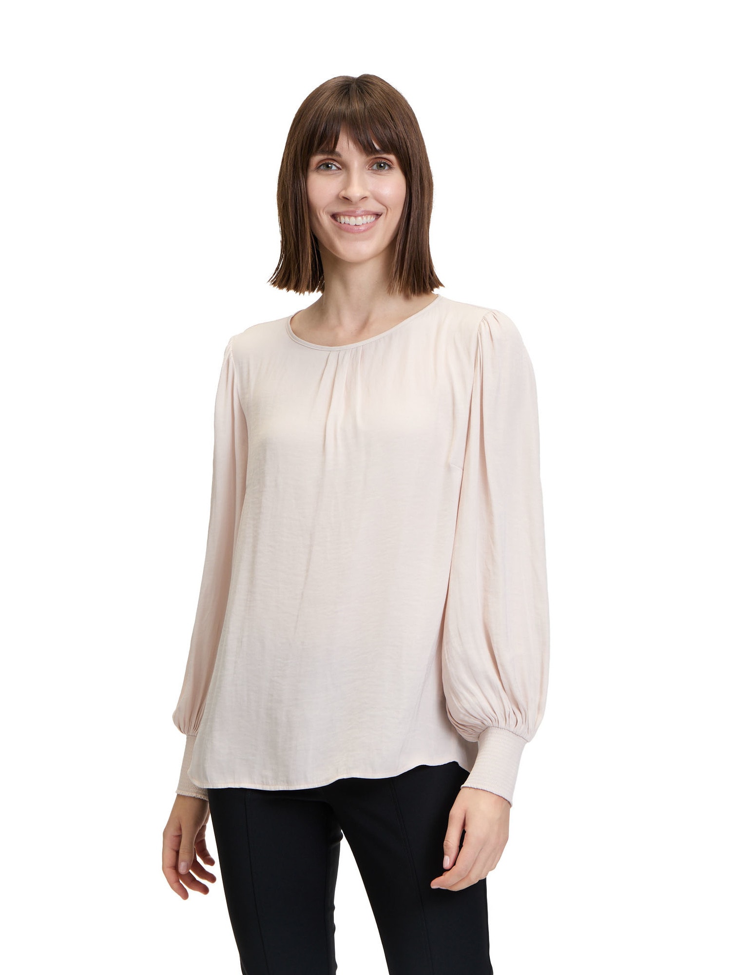 Thumbnail - Satin-Bluse langarm
