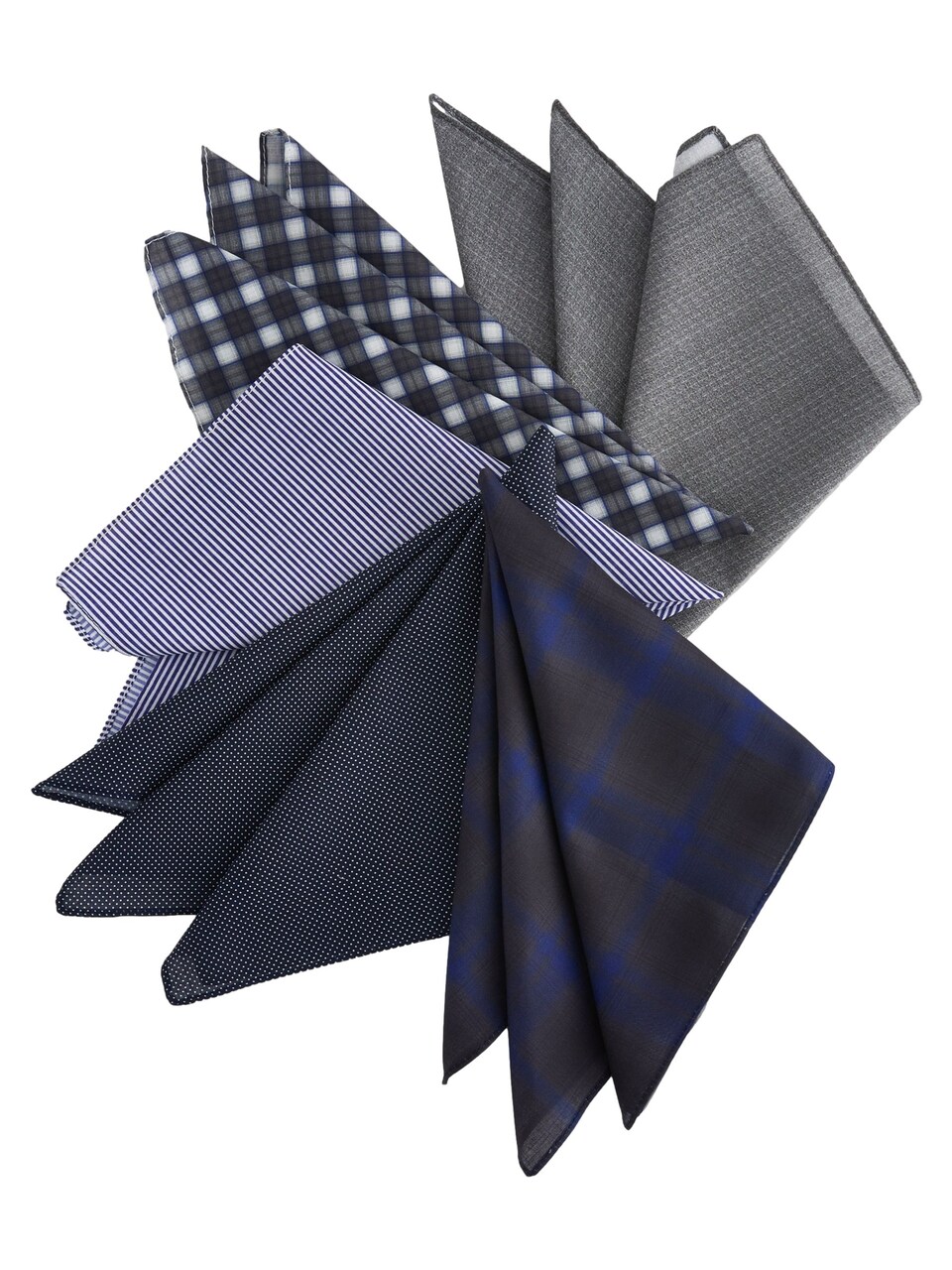 Scarf marinblå / pastellblå / grå