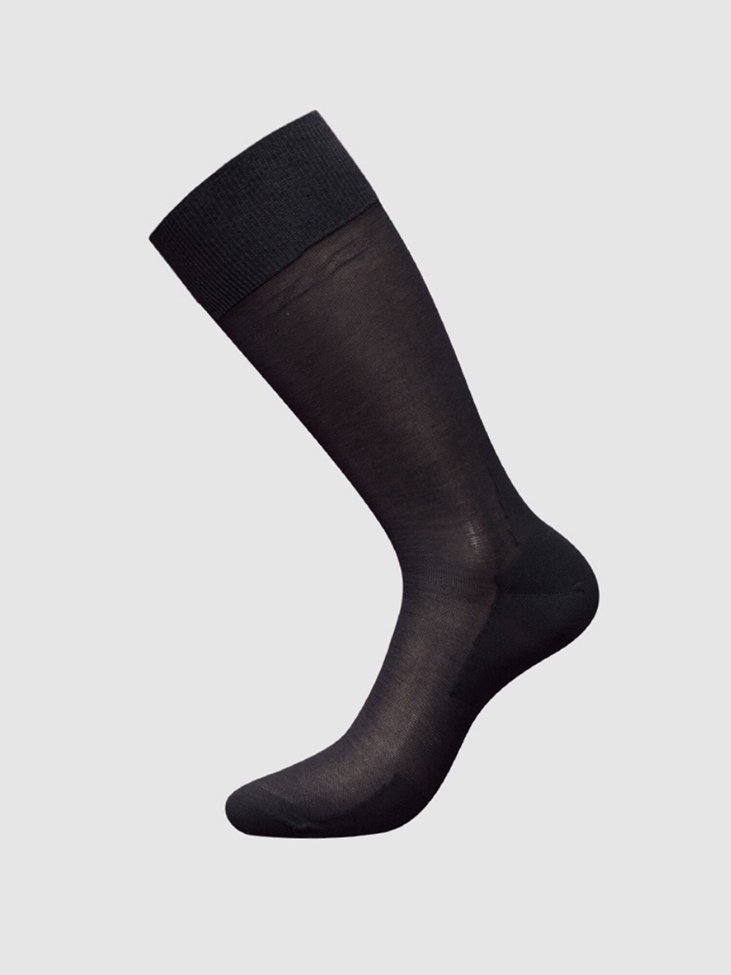 zd ZERO DEFECTS Calcetines '100% Mercerized cotton' gris oscuro