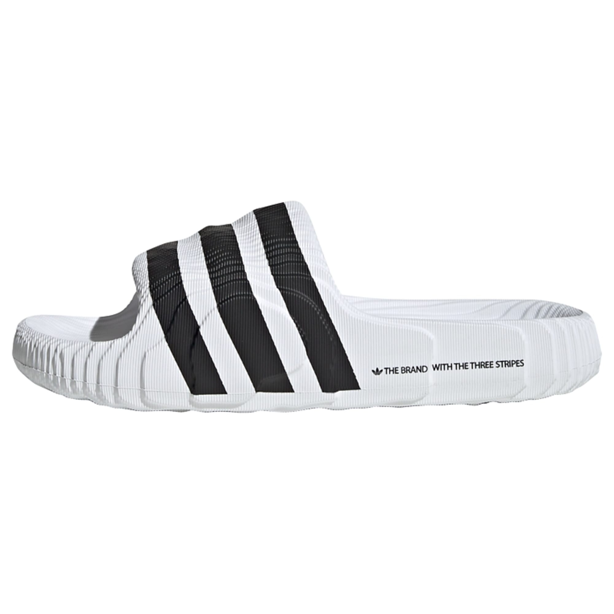 ADIDAS ORIGINALS Šľapky 'Adilette 22'  čierna / biela