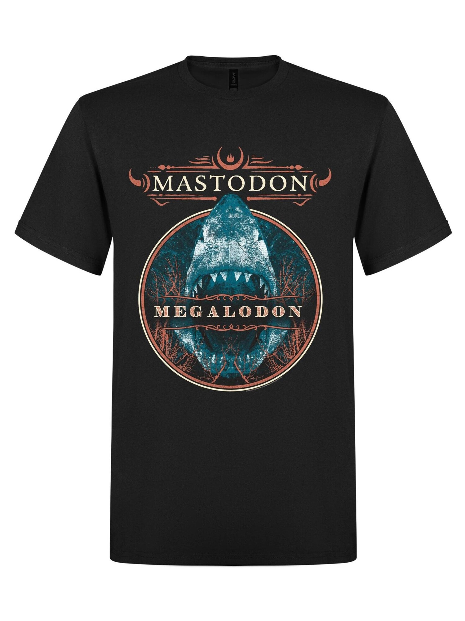 Mastodon Maglietta 'Mastodon Megaldon T-Shirt' nero