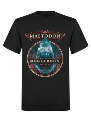 Mastodon Camiseta 'Mastodon Megaldon T-Shirt'  negro