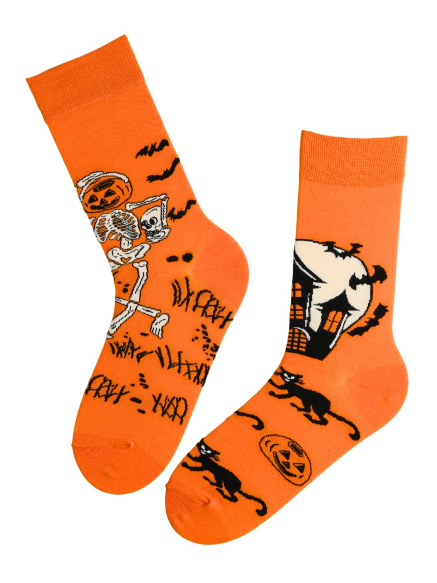 Sokisahtel Čarape 'GORY Halloween socks' narančasta