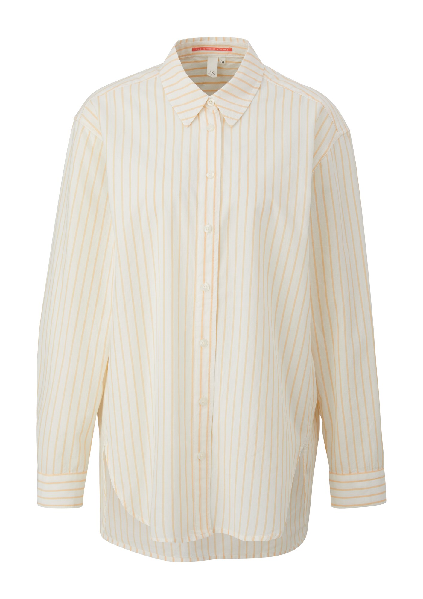 Qs Blouse Oranje / Wit