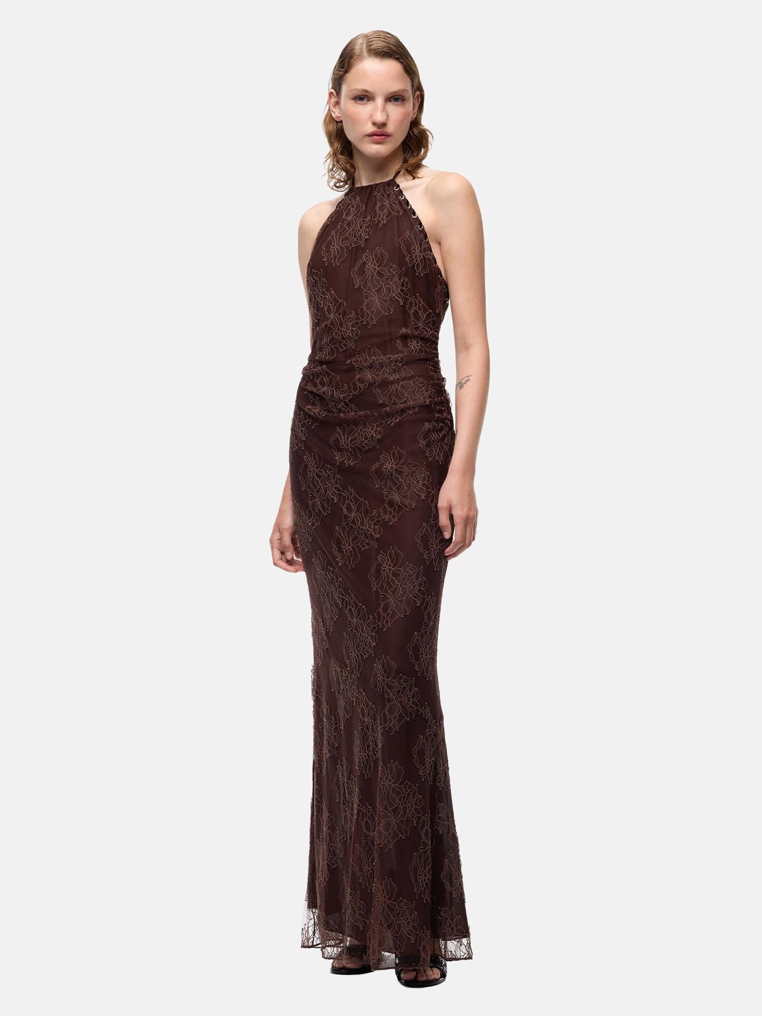 PINKO Vestido 'PINKO MUSTANG ABITO ABITO'  marrón – imagen 3