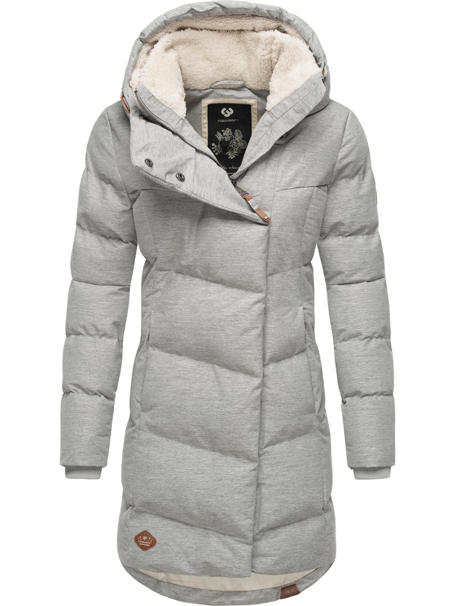 Ragwear Palton funcțională Pavla  gri deschis