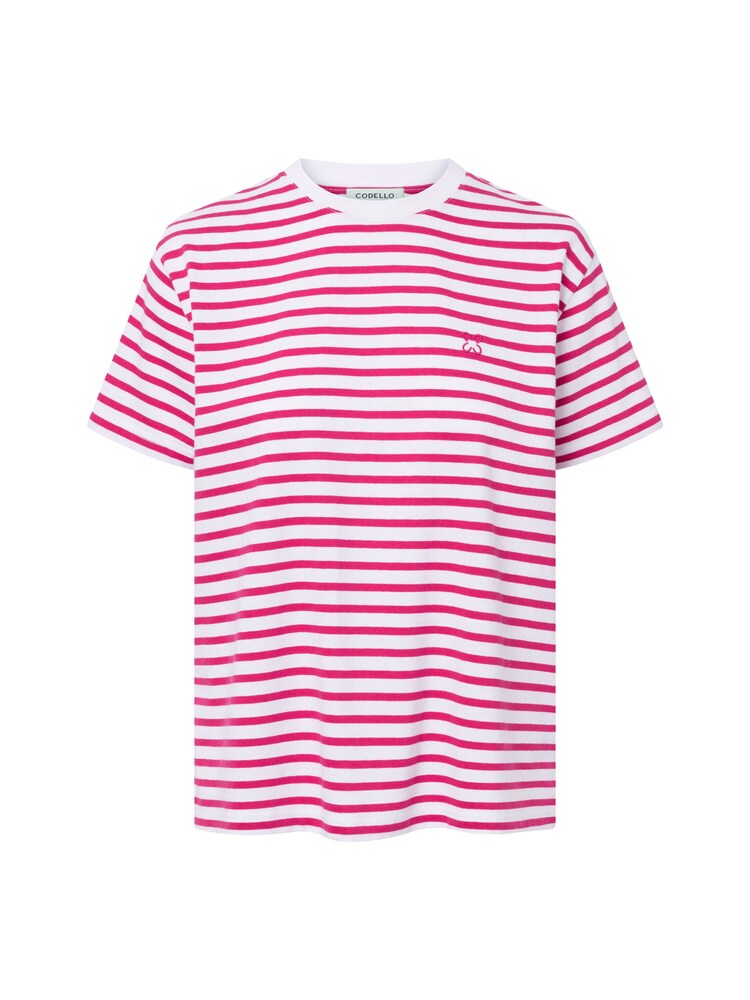 CODELLO T-Shirt Damen Größe L pink / weiß