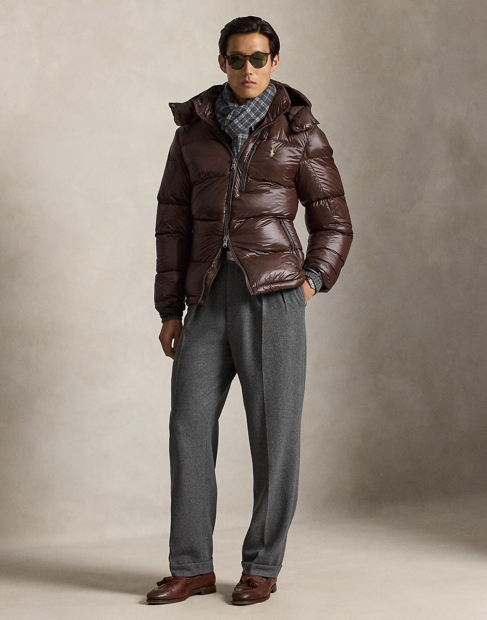 Polo Ralph Lauren Chaqueta de invierno marrón – imagen 4