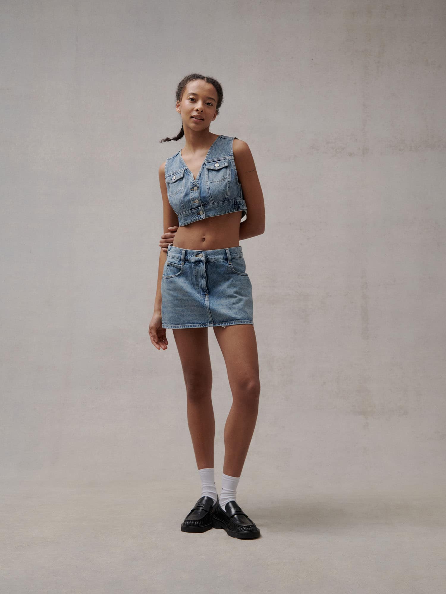 Tommy Jeans Top  kék farmer termék 2. képe