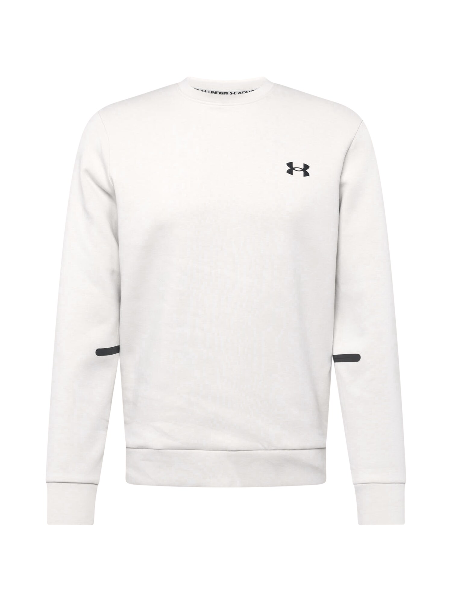 UNDER ARMOUR Športová mikina 'Unstoppable'  čierna / biela