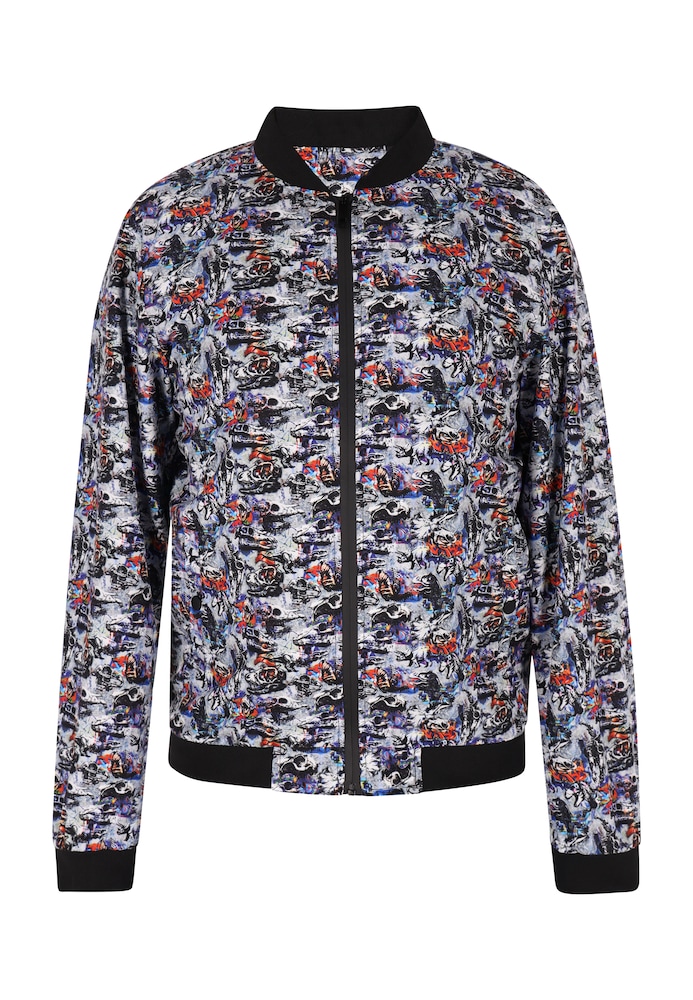 OCY Jacke Herren Größe XXL violettblau / orange / schwarz / weiß