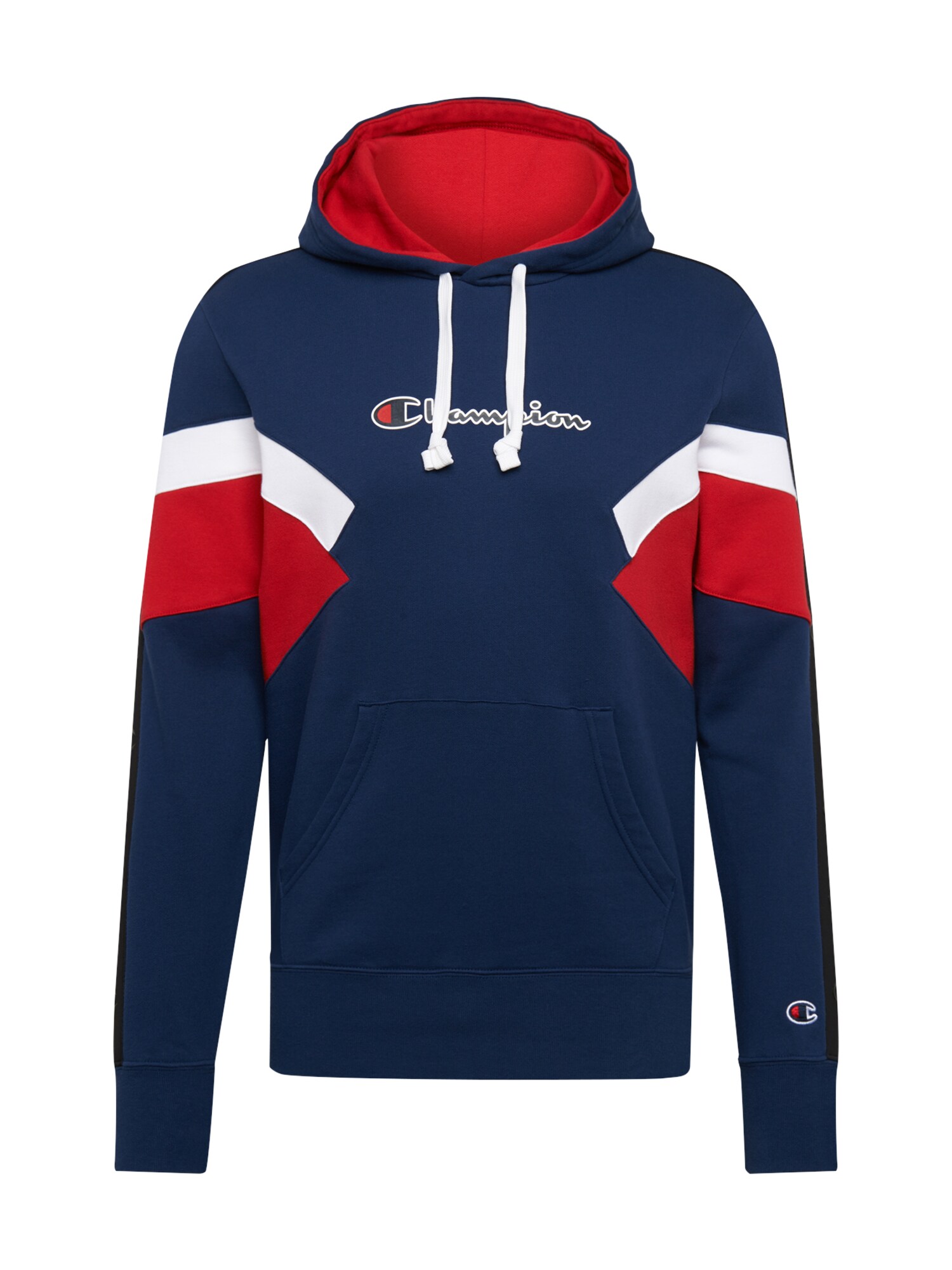 Champion Authentic Athletic Apparel Megztinis be užsegimo  balta / tamsiai mėlyna / raudona