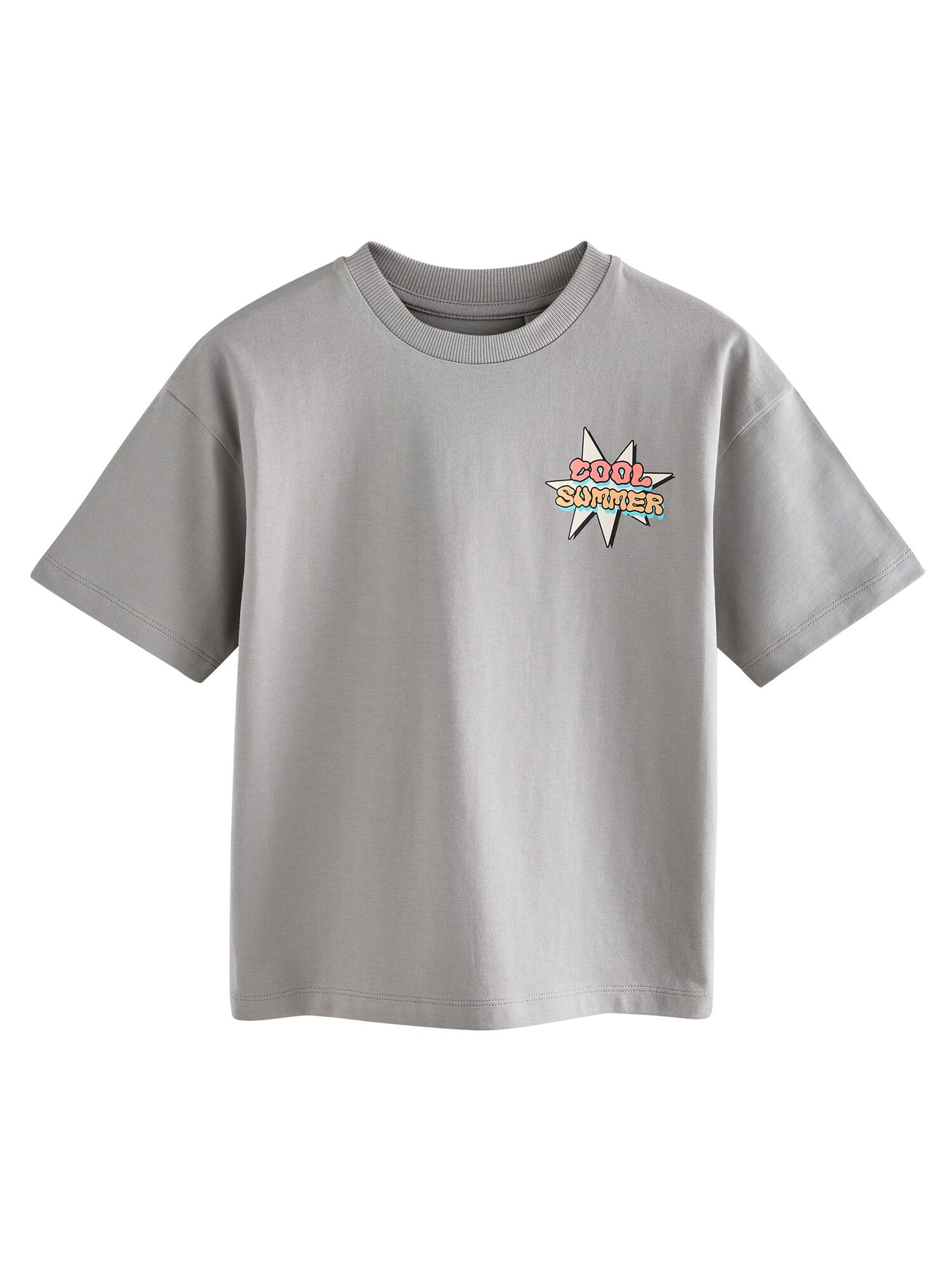 Next Tricou  gri / mai multe culori
