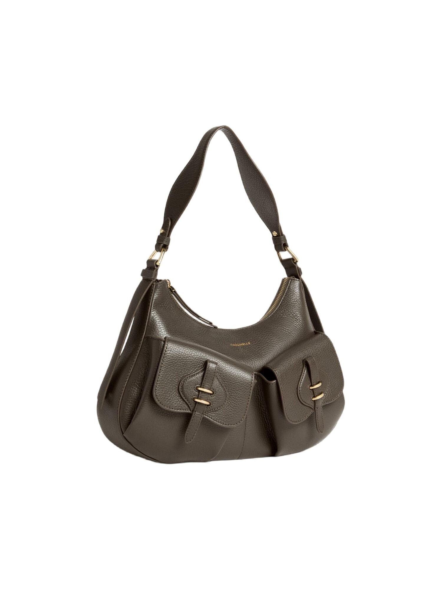 Coccinelle Bolso de hombro 'Mavery Pocket 2'  marrón oscuro