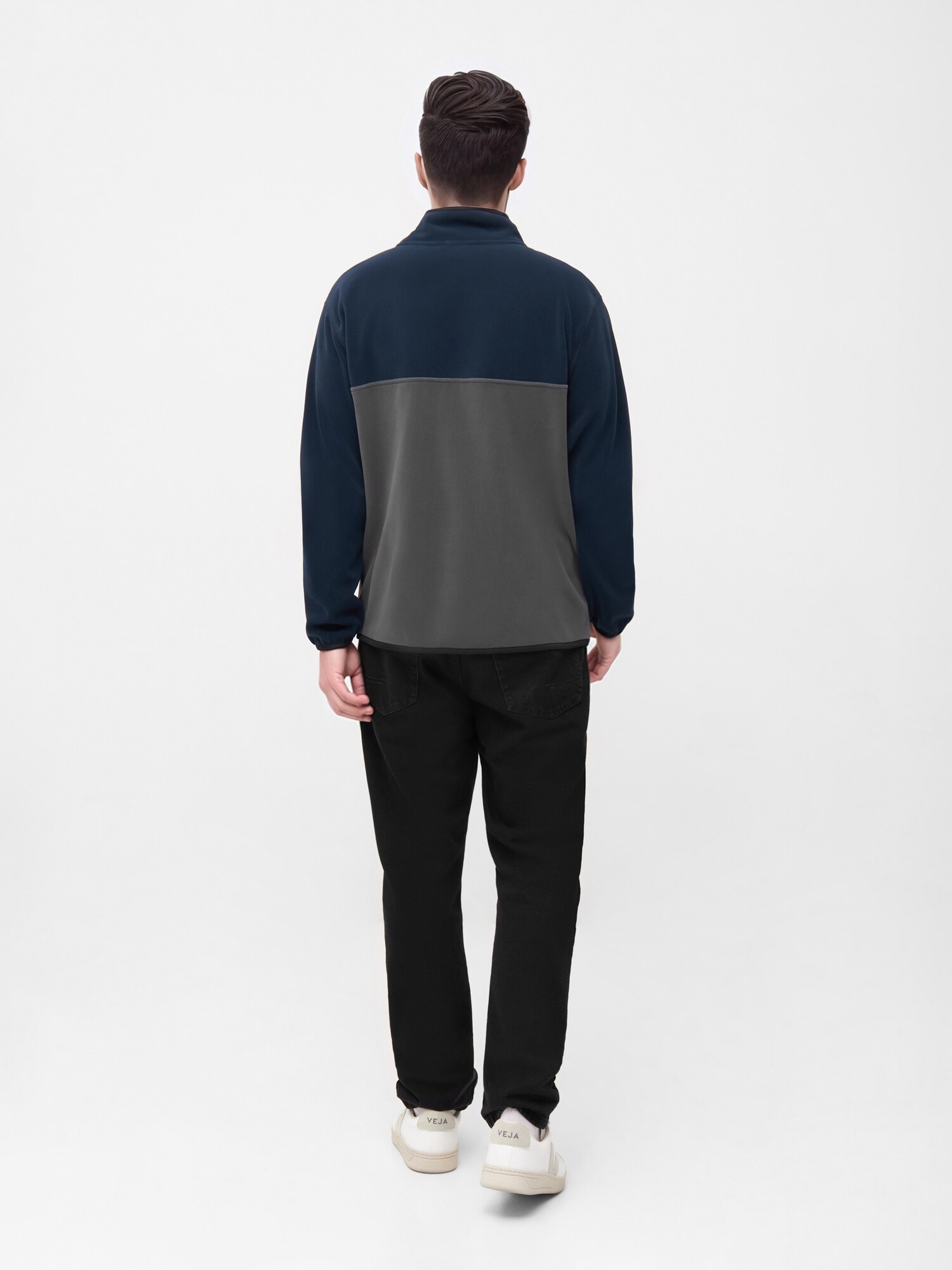 Thumbnail - NIKIN Sweatshirt TreeFleece Quarter Zip Colorblock
