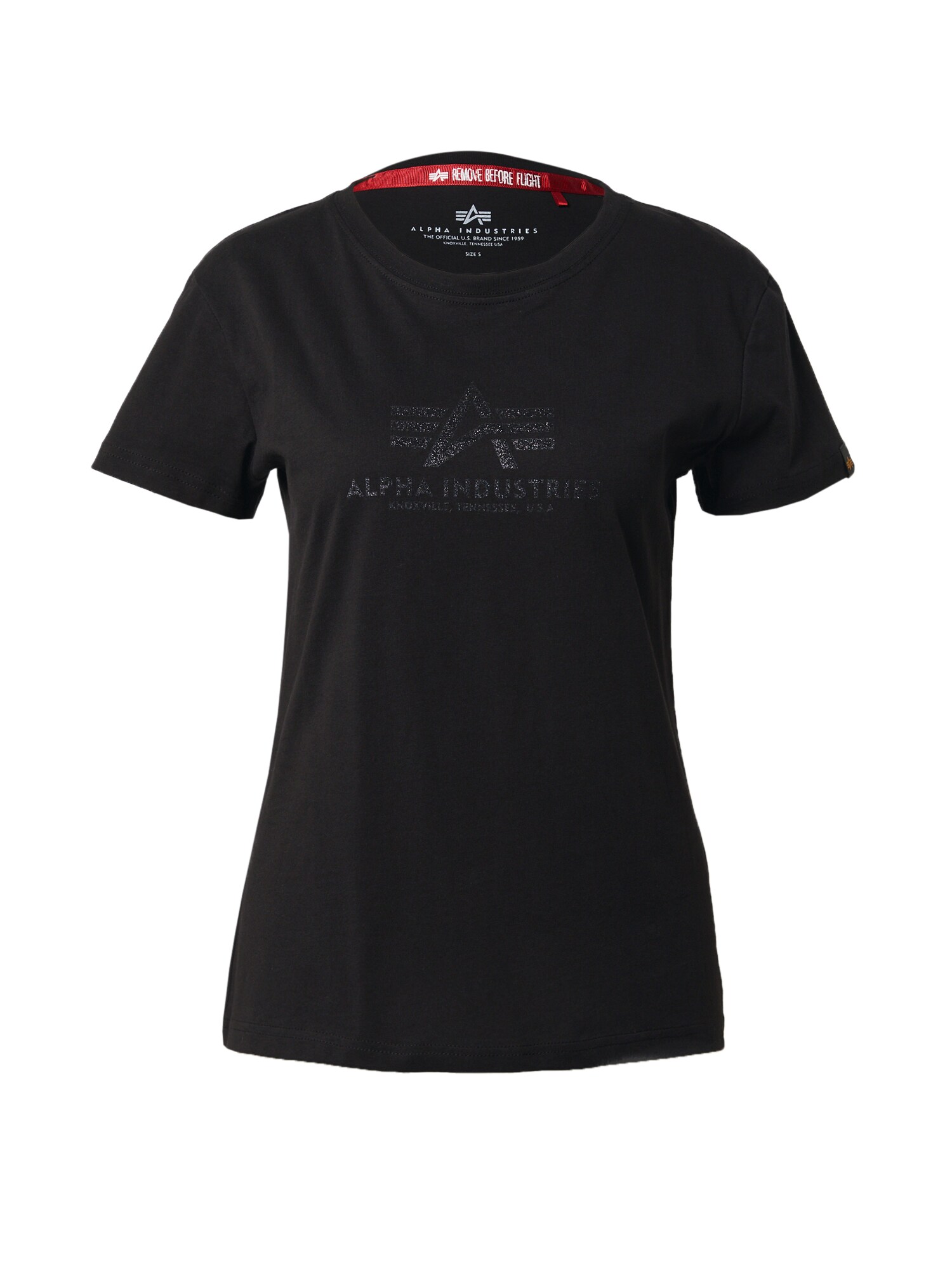 ALPHA INDUSTRIES Majica  črna