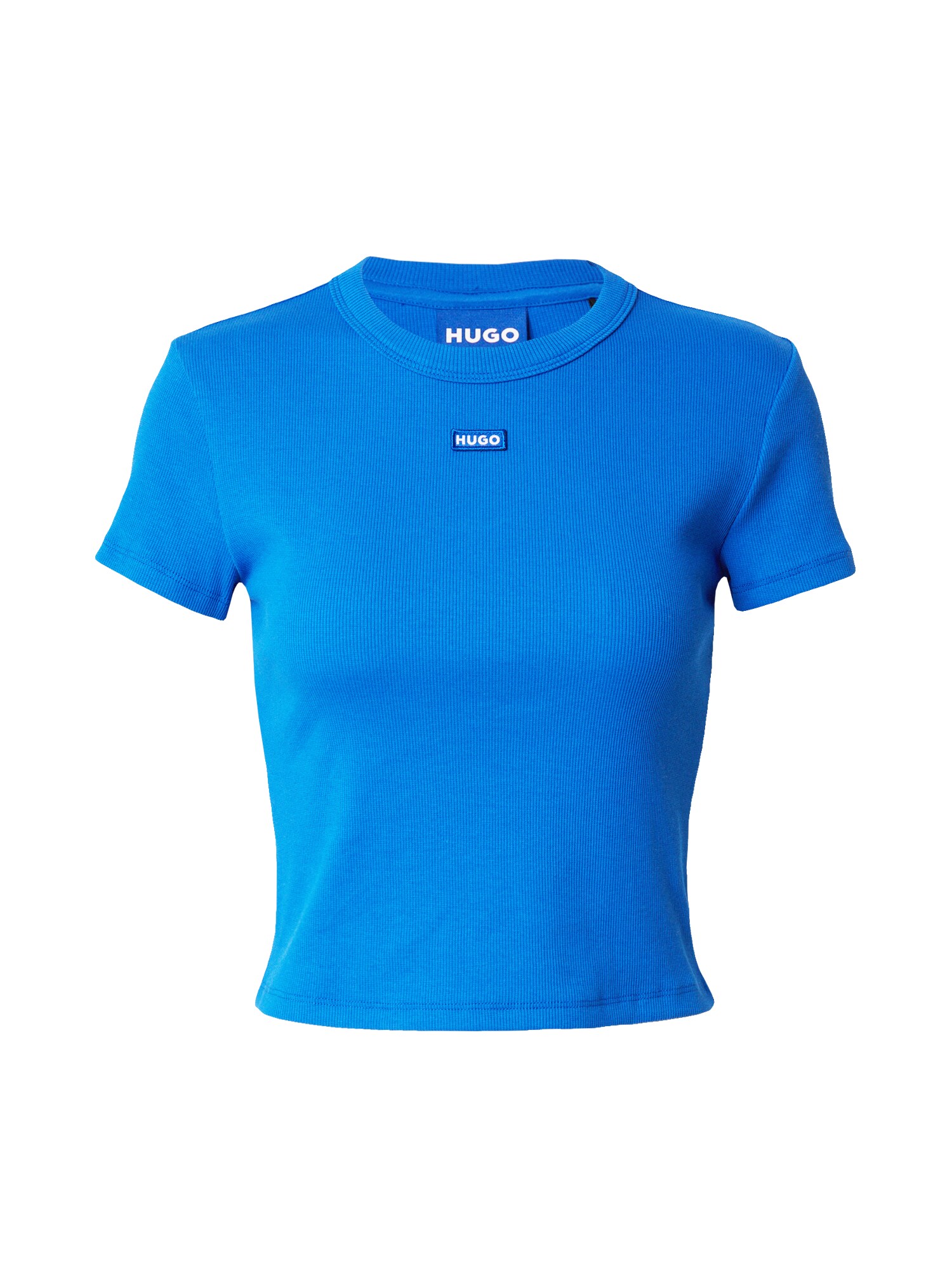 HUGO Tricou Baby  azur / alb