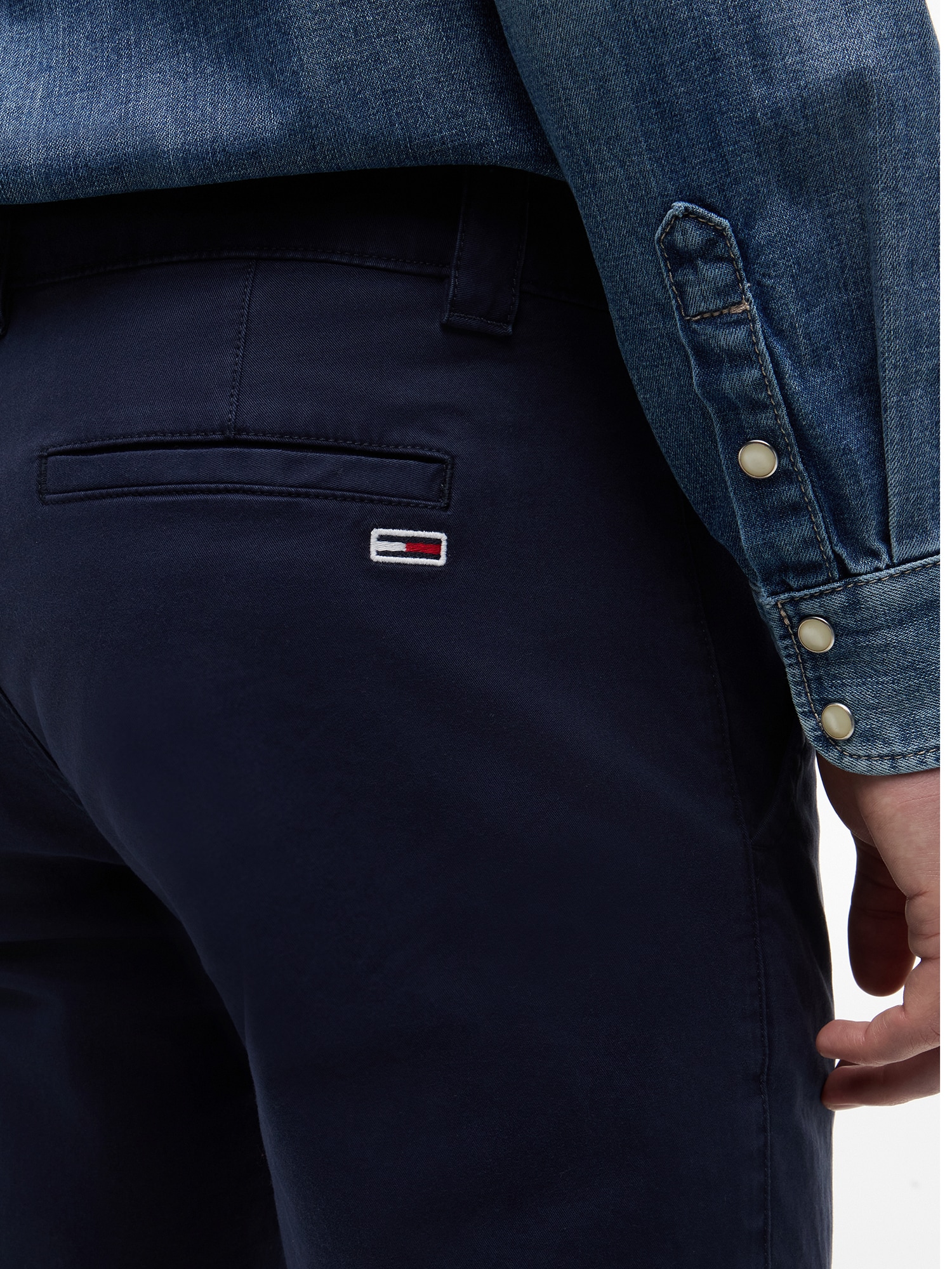 Tommy Jeans Chino nohavice 'Scanton' námornícka modrá (obrázok 5)