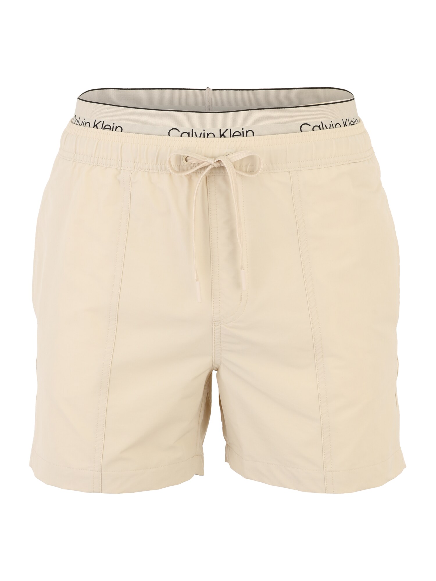 Calvin Klein Swimwear Șorturi de baie  șamoa / alb
