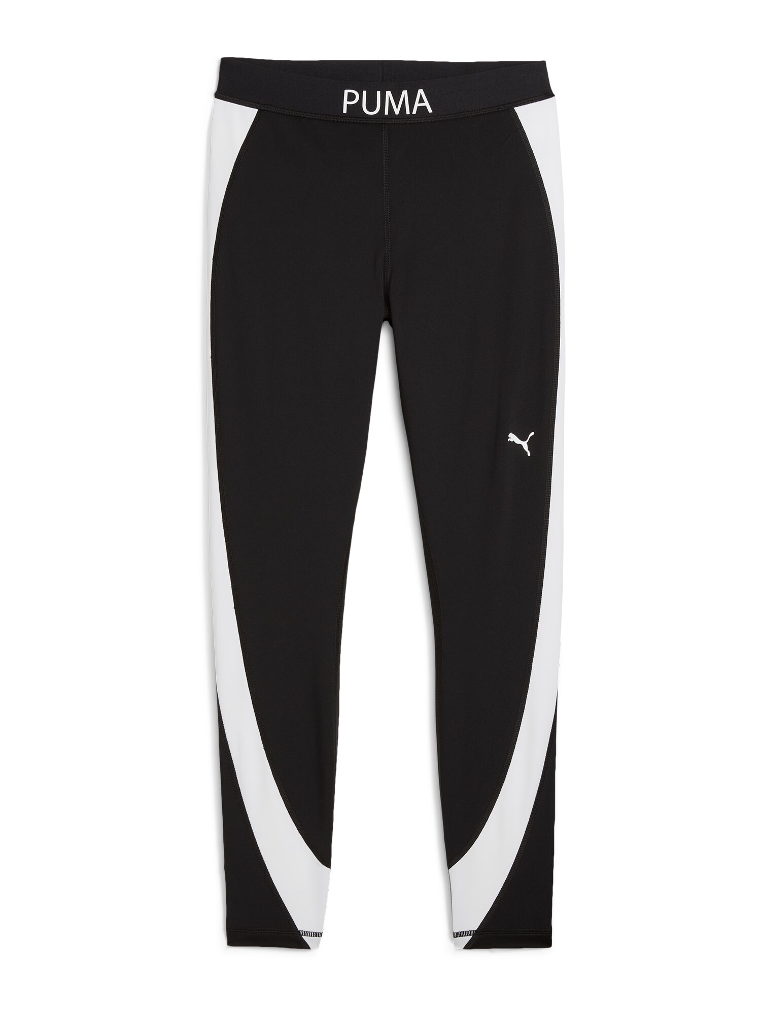 PUMA Sportnadrágok 'Strong'  fekete / piszkosfehér akciós termékkép 1