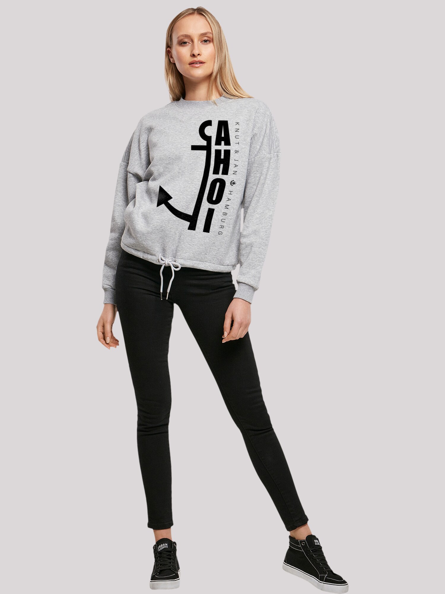 Thumbnail - F4NT4STIC Sweatshirt Ahoi Anker Crop Knut & Jan Hamburg