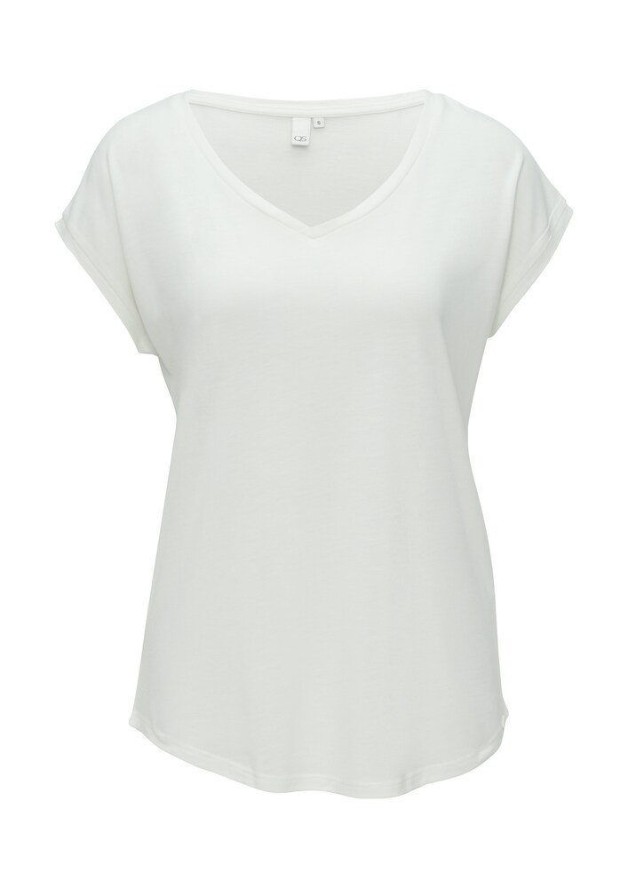 QS T-Shirt Damen Größe L weiß