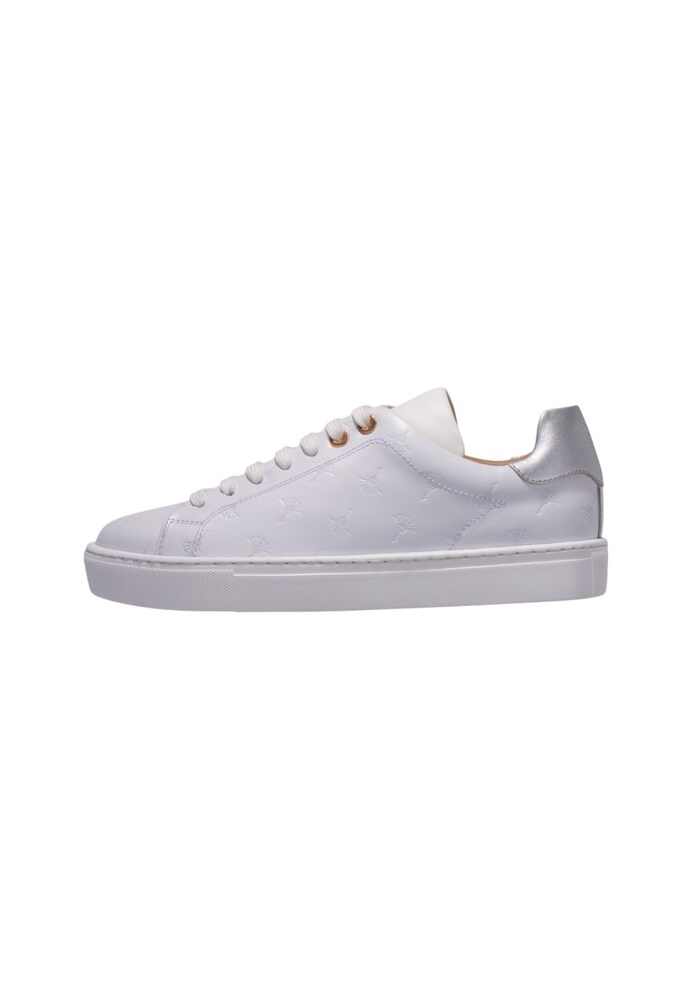 JOOP! Sneaker 'Piatto Stampa Cari' Damen Größe 37 silber / weiß