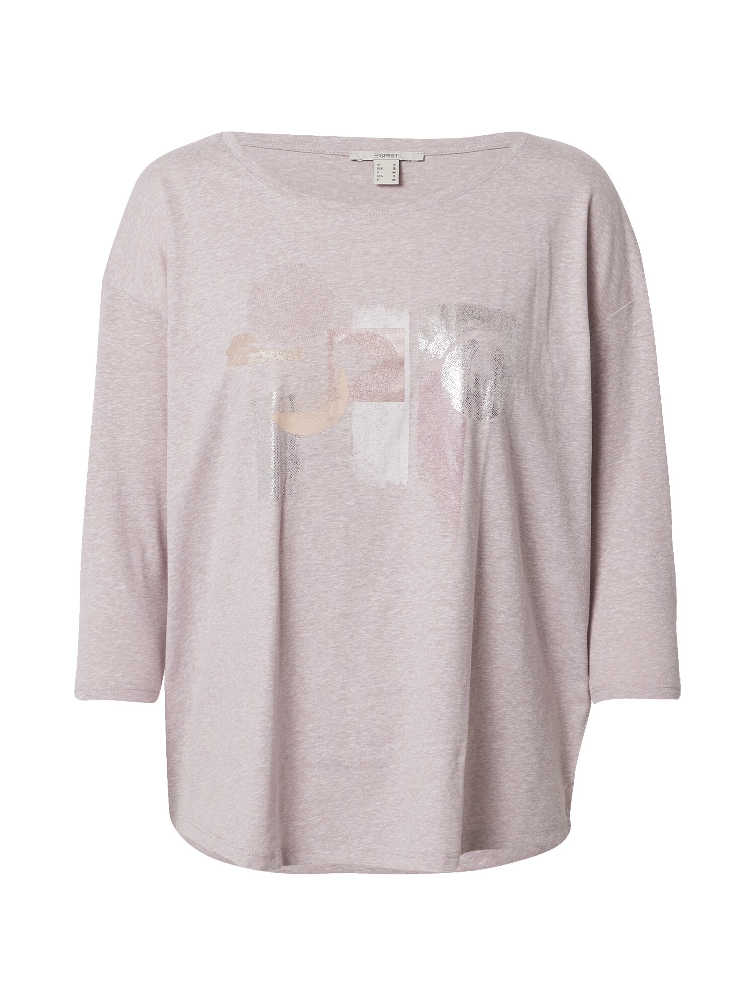 ESPRIT Marškinėliai  pastelinė rožinė / sidabrinė
