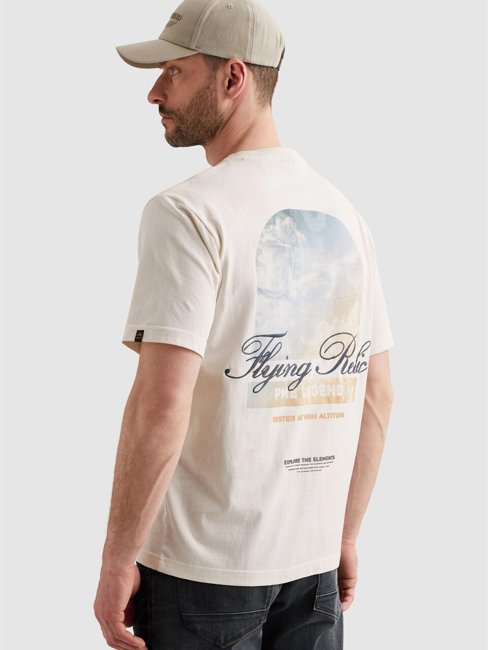 T-shirt 'T-shirt in a cotton blend with multiple artworks'