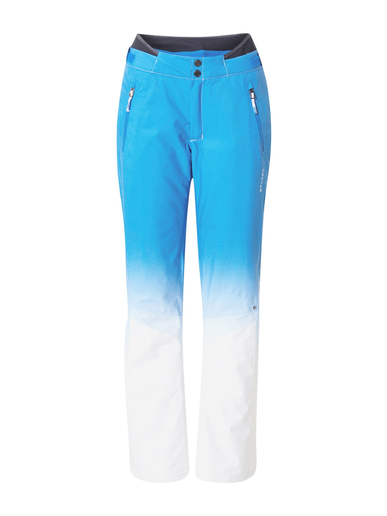 Spyder Outdoorové nohavice 'ECHO'  azúrová / tmavosivá / biela