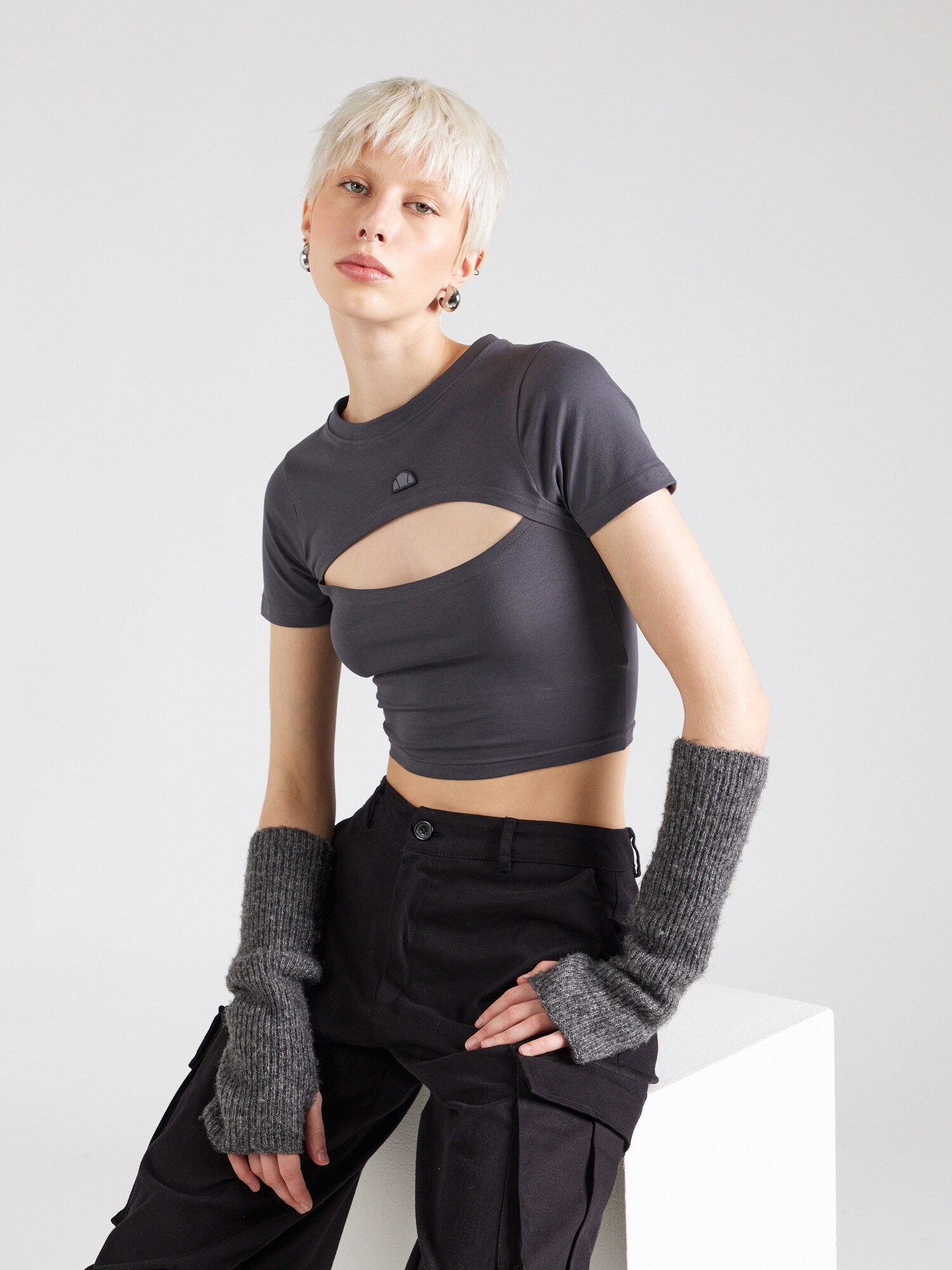 ELLESSE Póló 'Martinazzo'  sötétszürke termék 2. képe