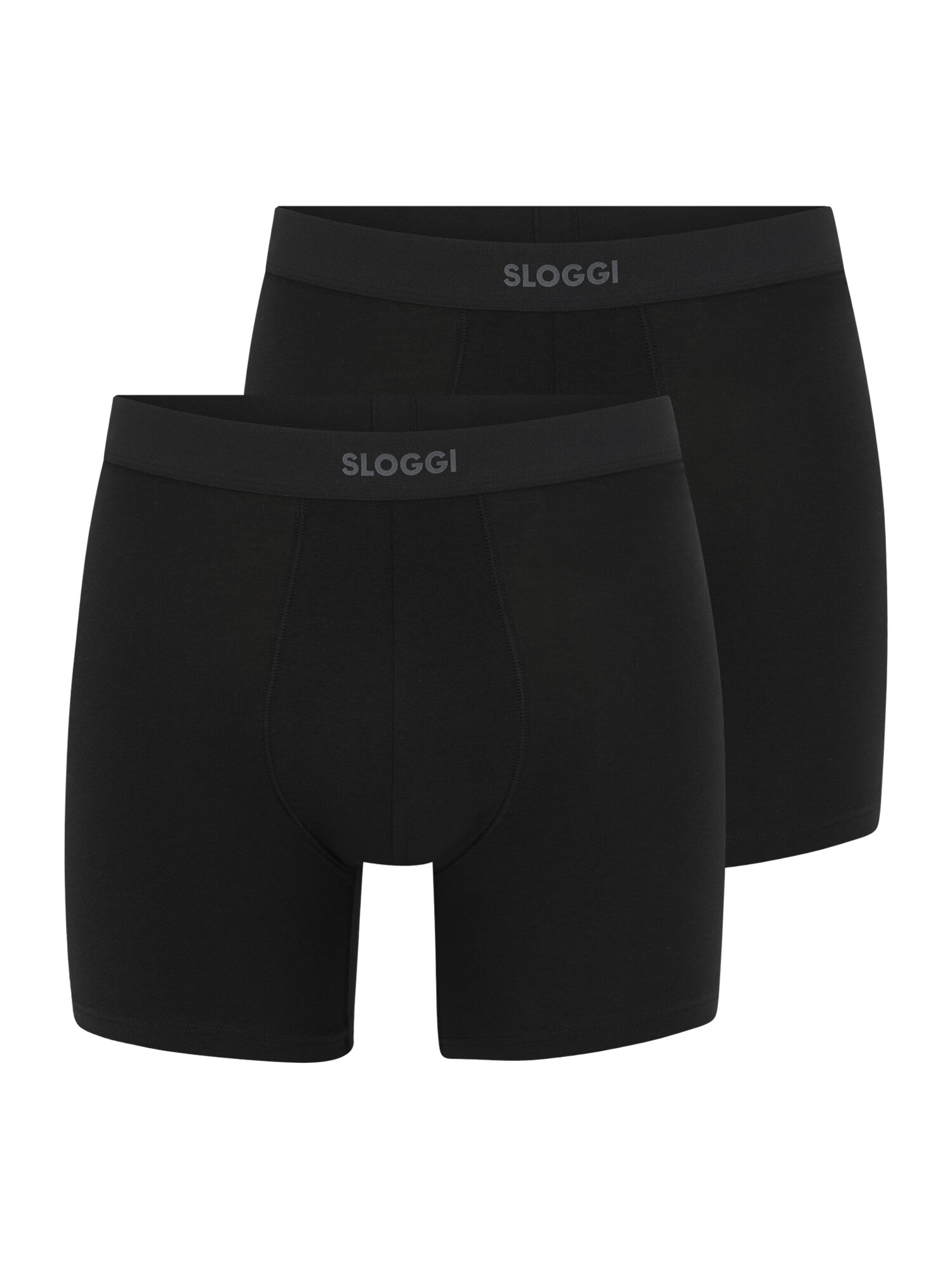 SLOGGI Boxeri EVER Ease  gri închis / negru