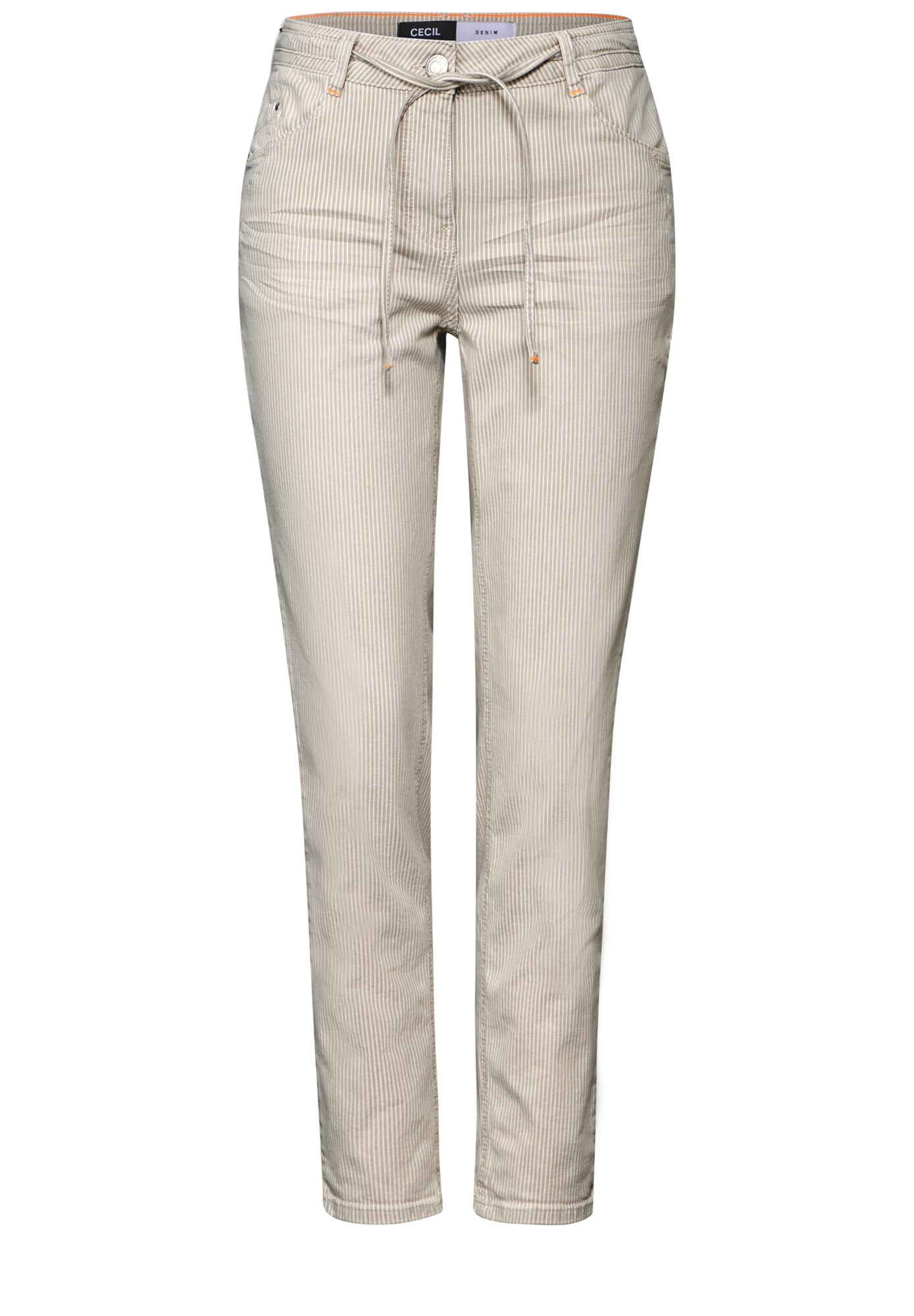 Thumbnail - Gestreifte Casual Fit Jeans