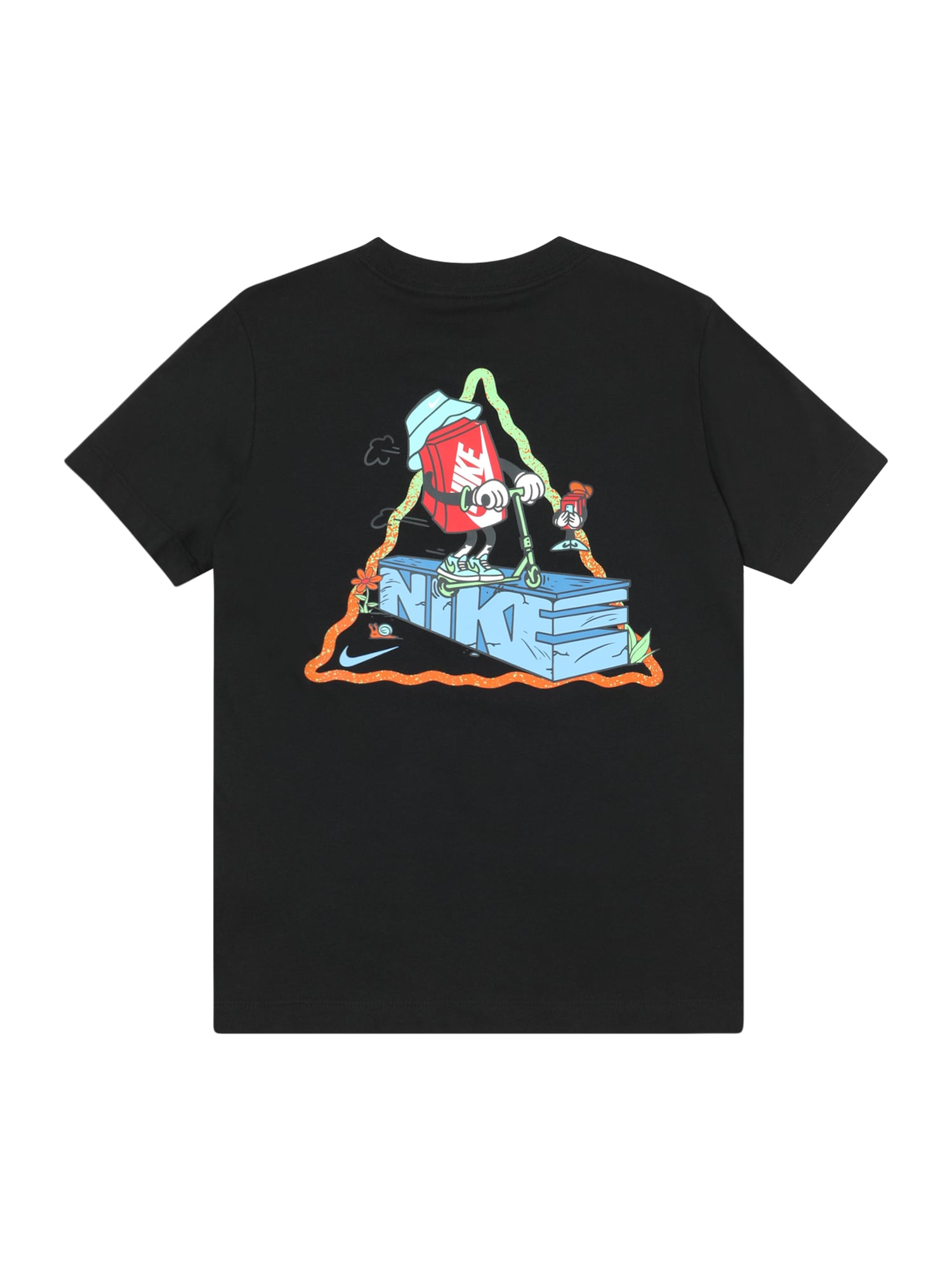 Nike Sportswear Póló 'SCOOTER'  narancs / piros / fekete / fehér termék 2. képe