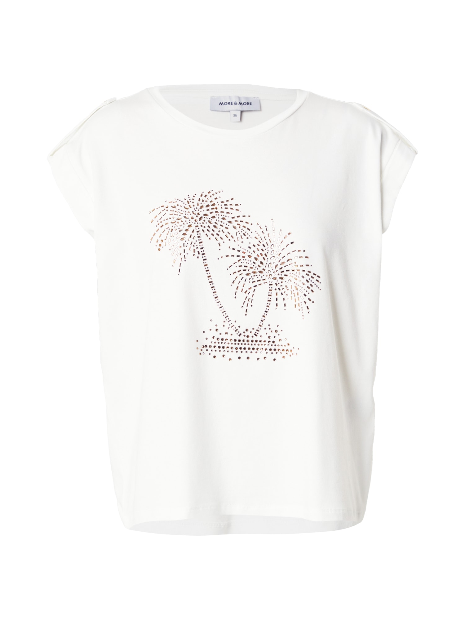 MORE & MORE Tricou fildeş / alb murdar