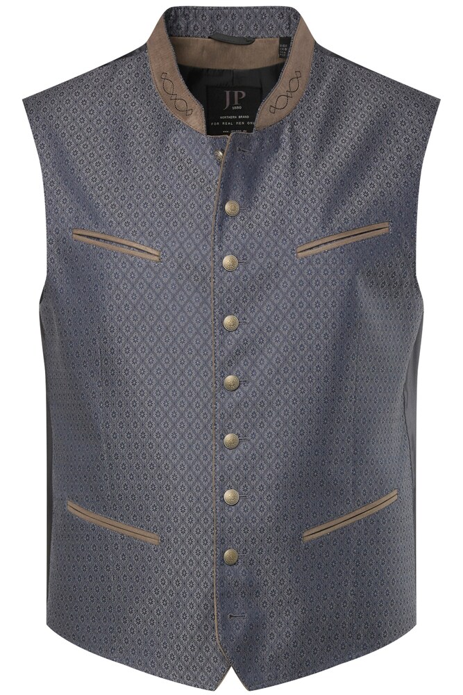 JP1880 Weste Herren Größe 5XL taubenblau / mischfarben