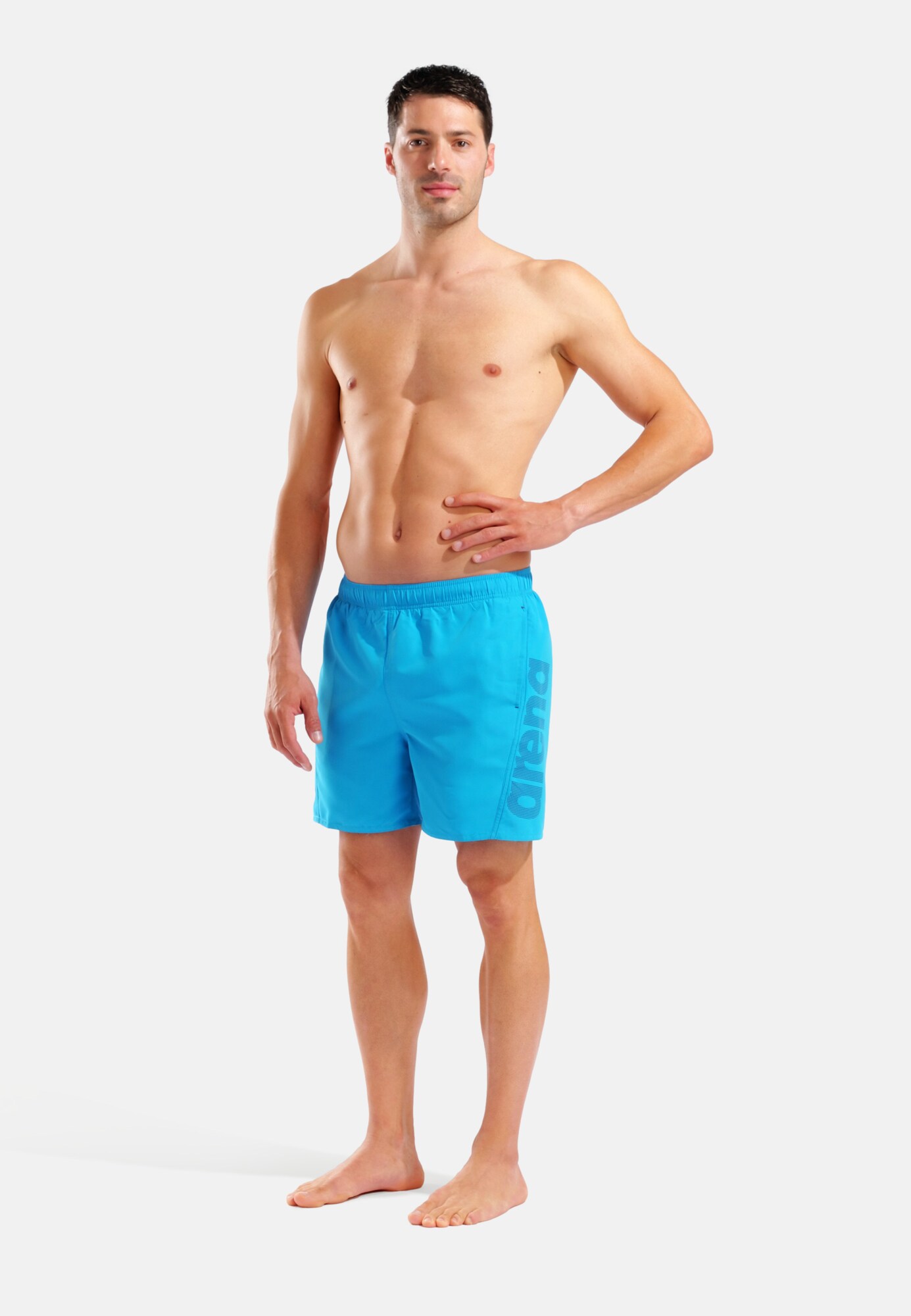 ARENA Bermudas 'Fundamentals Logo Boxer'  azul claro – imagen 4