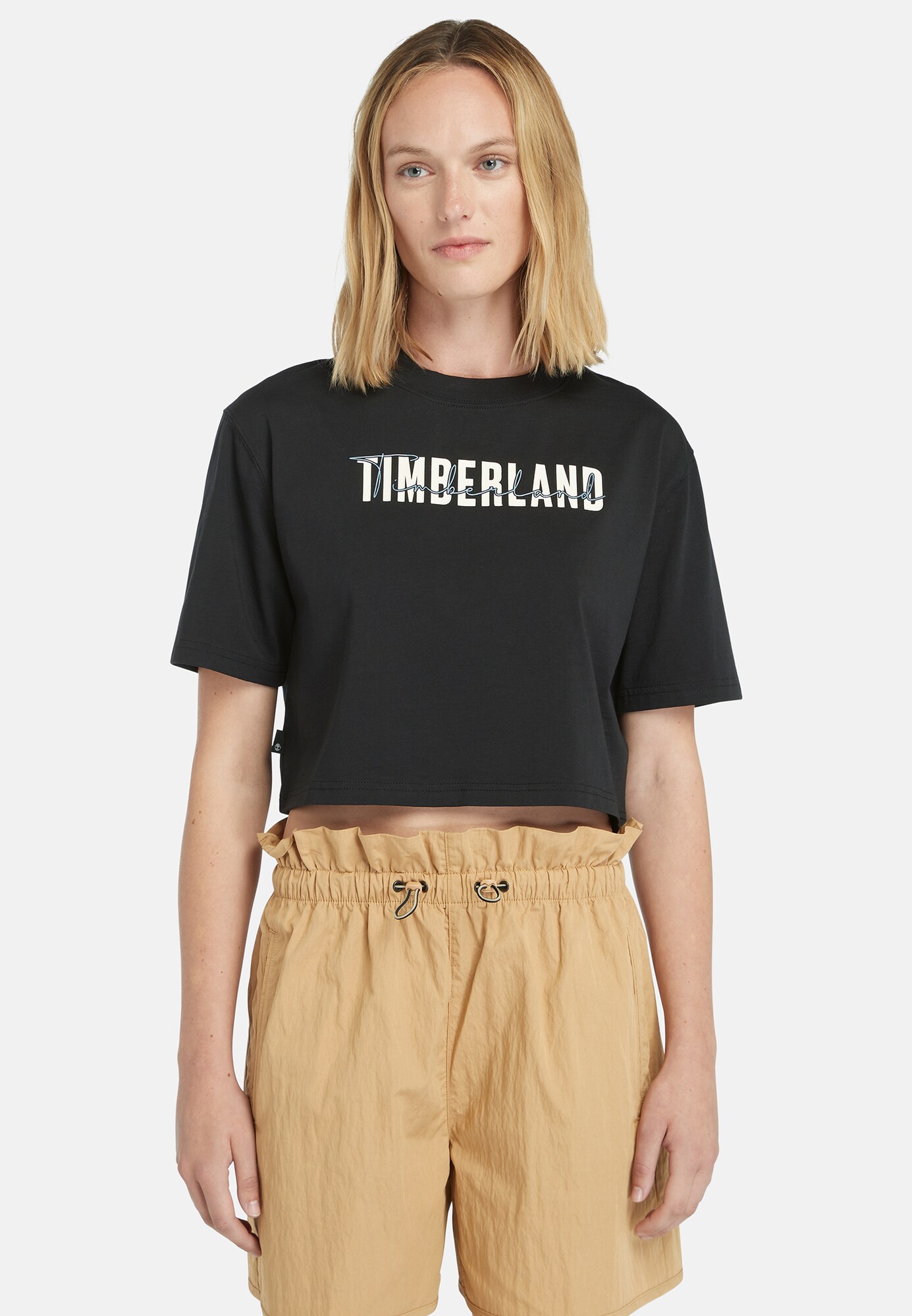 TIMBERLAND Póló  világoskék / fekete / fehér termék 2. képe