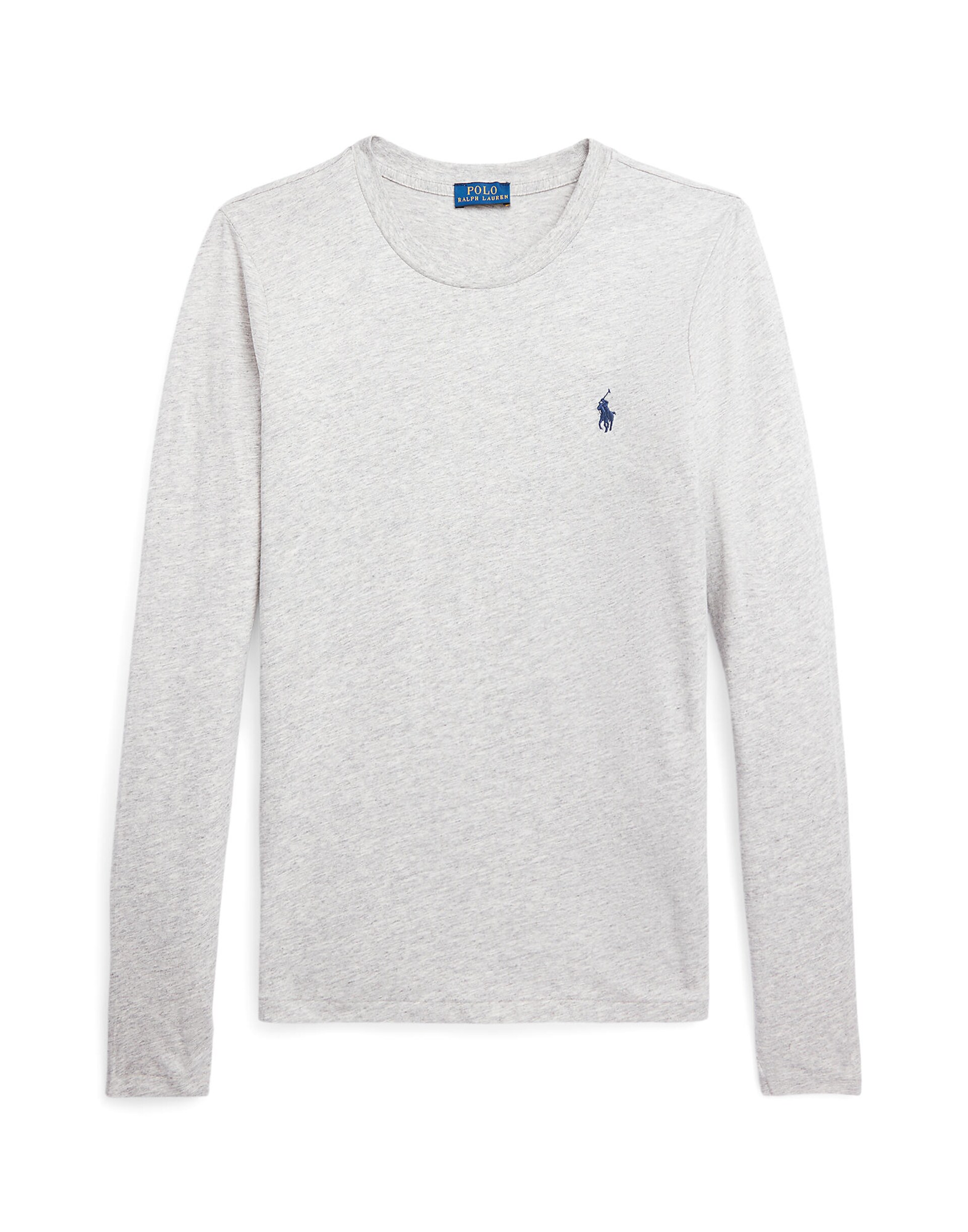 Polo Ralph Lauren Classic Fit T-shirt i grå bomullsjersey dam – bild 2
