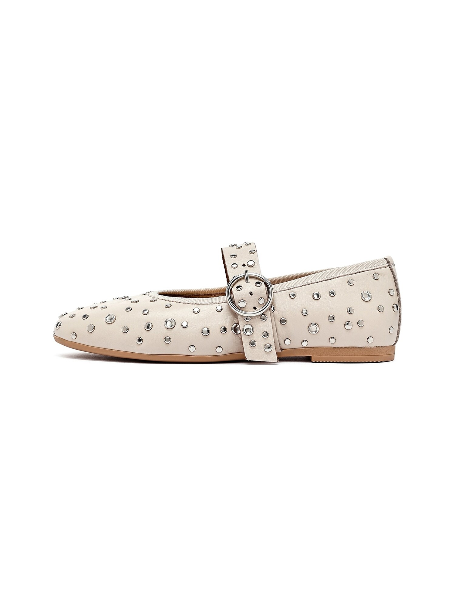 Derimod Bailarinas con hebilla  beige
