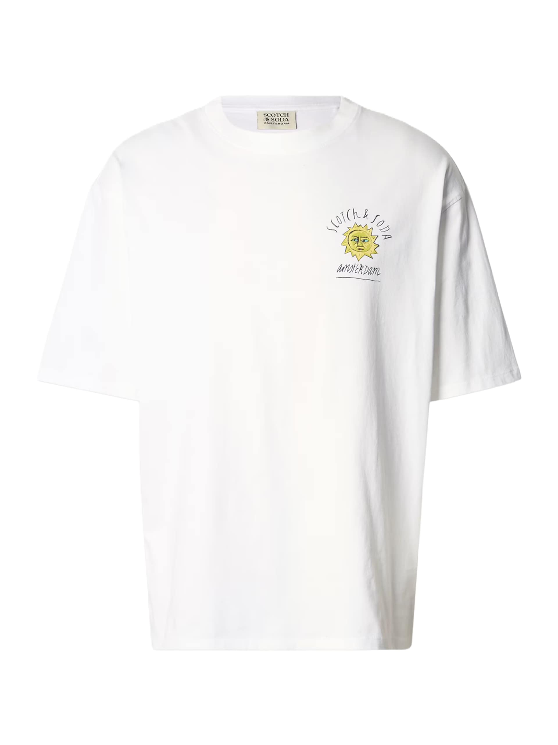 SCOTCH & SODA T-shirt baktryck Vit Storlek herr – bild 2