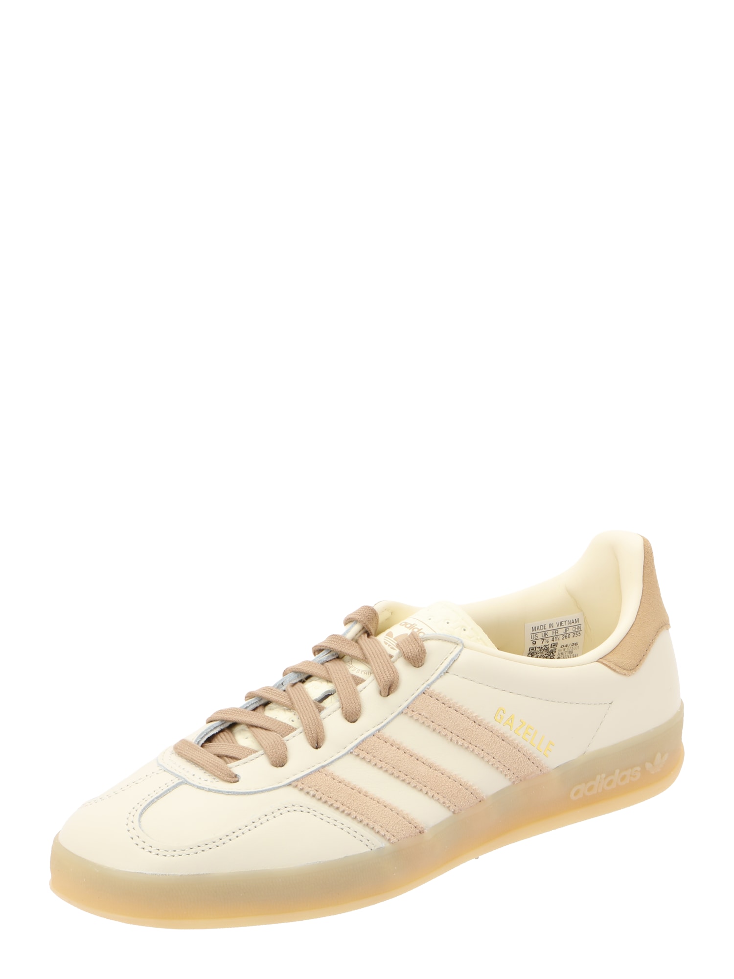 ADIDAS ORIGINALS Nízke tenisky 'GAZELLE'  farba ťavej srsti / biela ako vlna