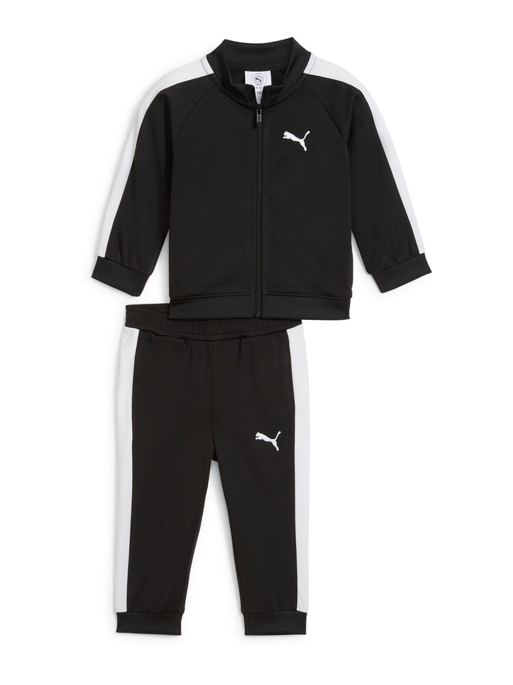 PUMA Jogginganzug 'Minicats T7 Always On' Jungen Größe 62 schwarz / weiß