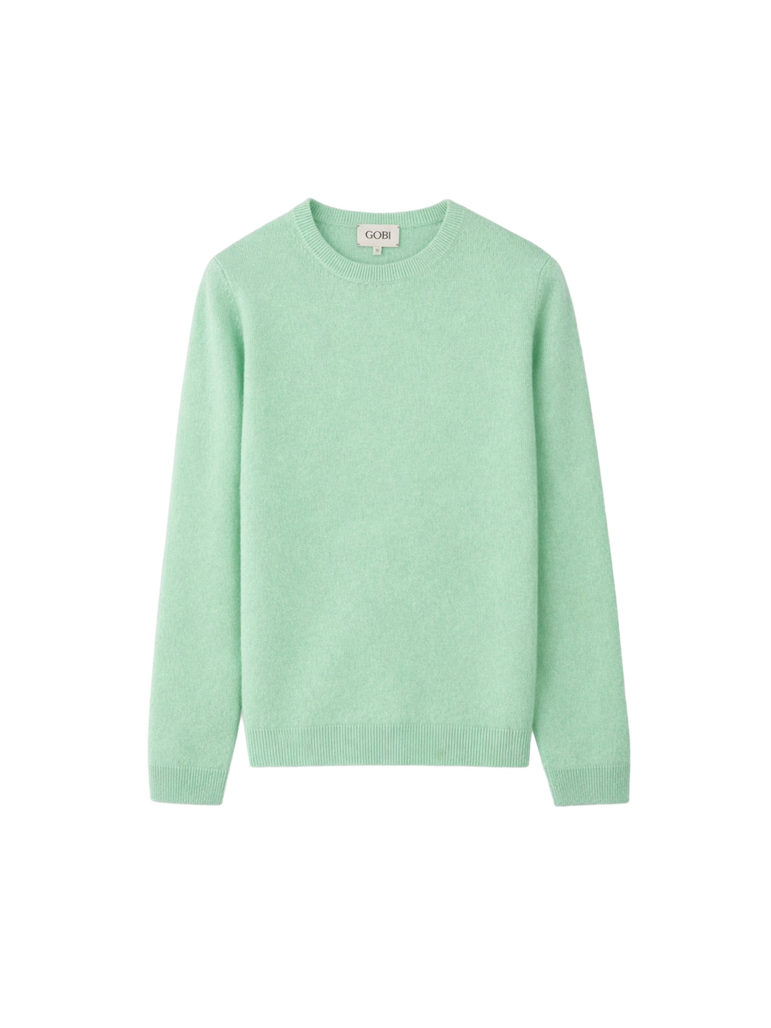 GOBI Cashmere Jersey 'Women's Essential Cashmere Crewneck Sweater' verde claro