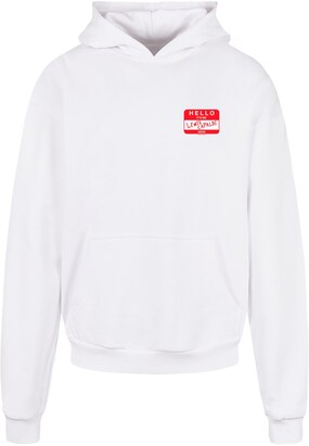 Merchcode Sweatshirt ‘Lewis Capaldi – Hello It’s Me’ Rood / Offwhite