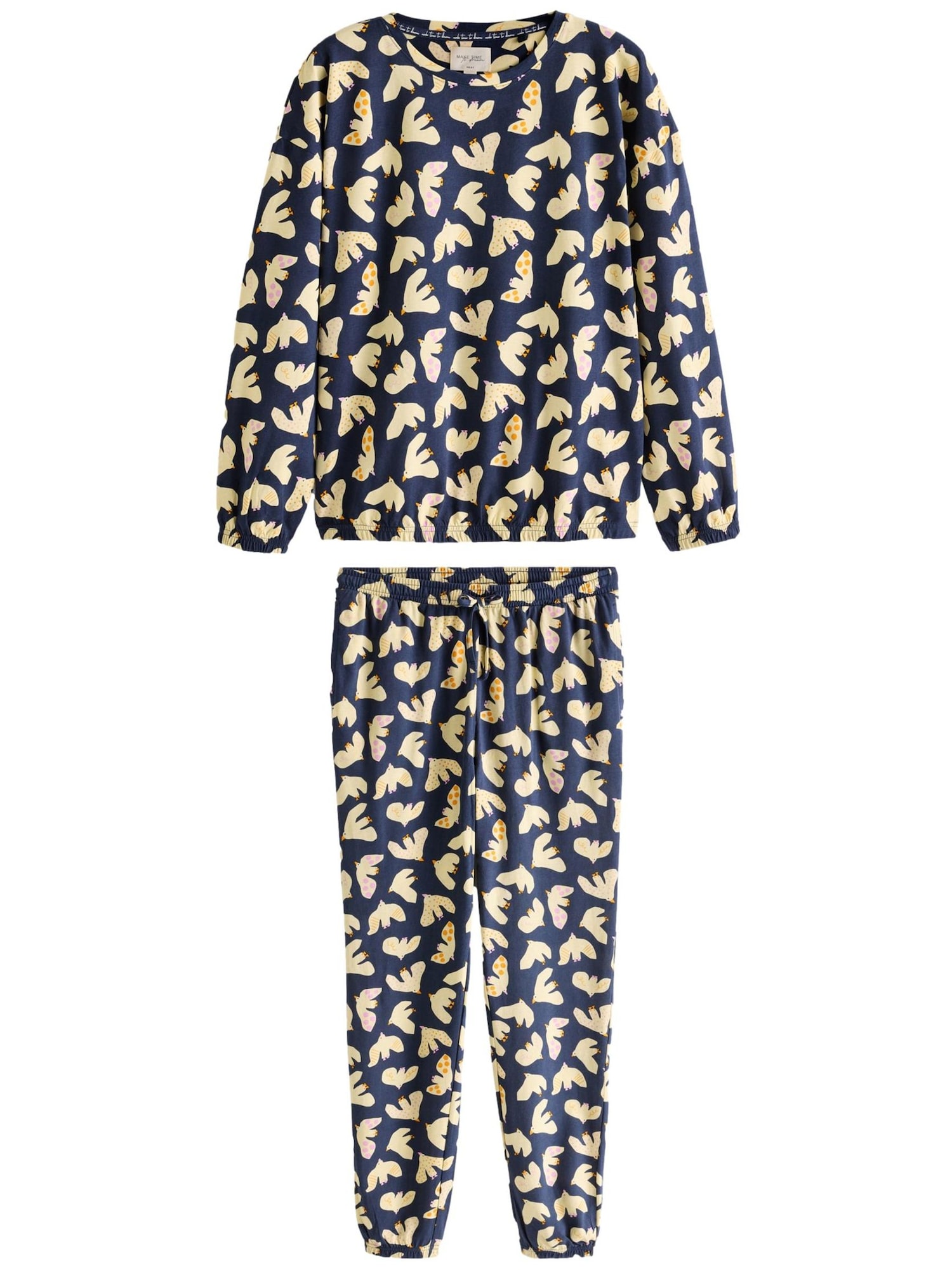 Next Pijama  bleumarin / galben