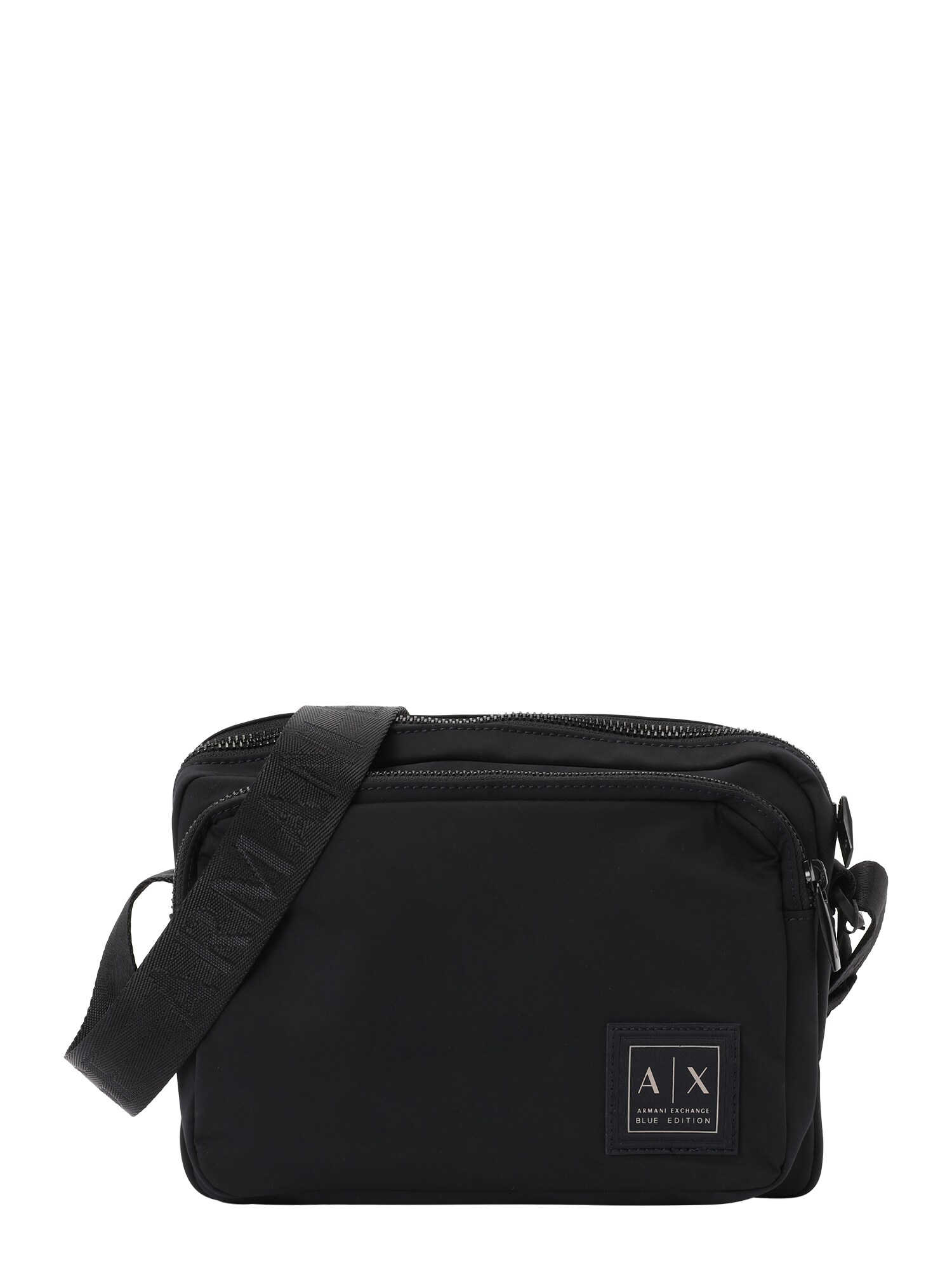ARMANI EXCHANGE Válltáska 'BLU EDITION'  fekete / fehér akciós termékkép 1